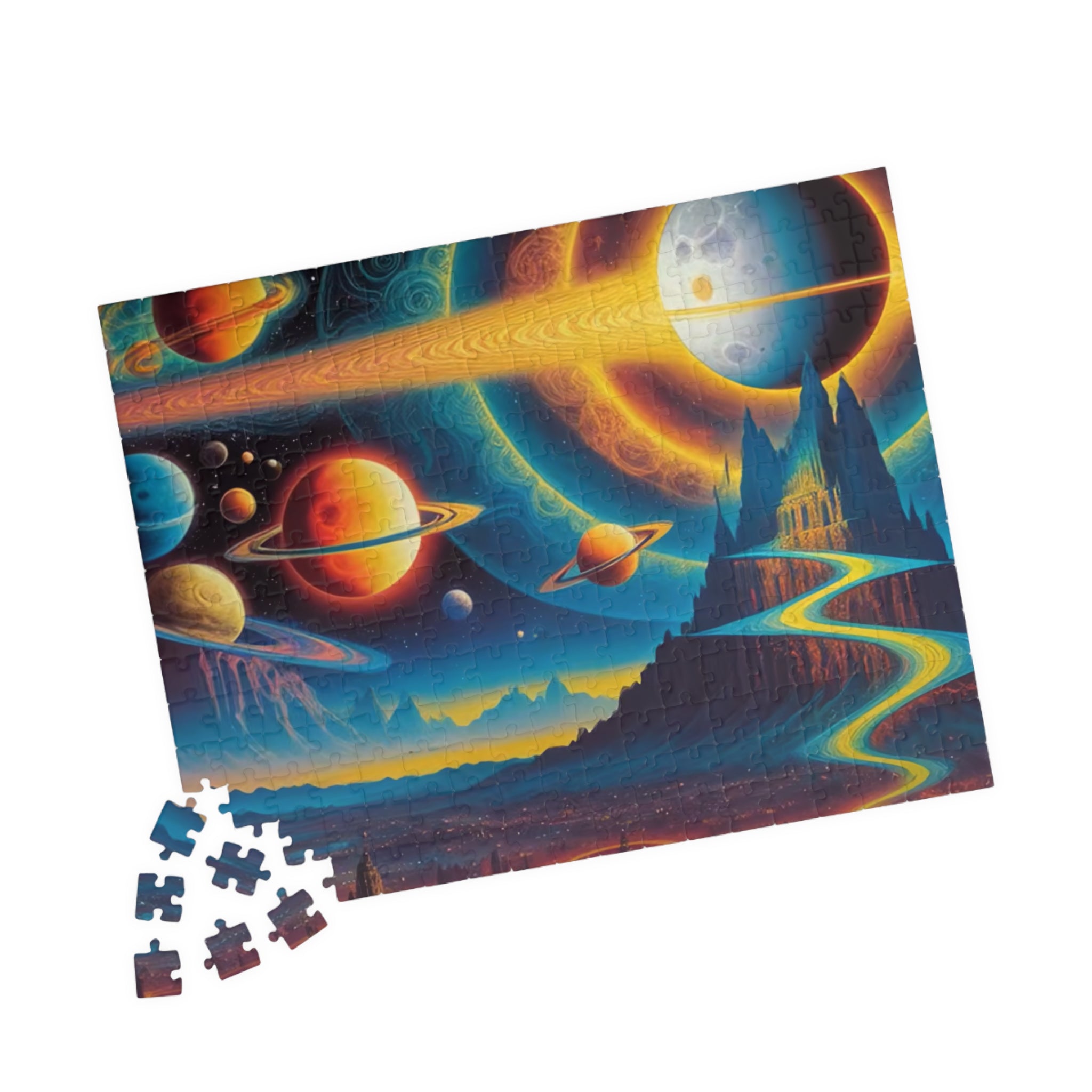 Cosmic Planetary Landscape Puzzle | Jigsaw Puzzle