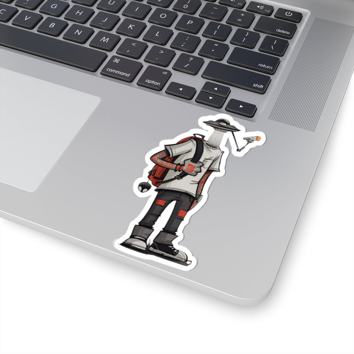 Alien Vibe Stickers, Cool Laptop Decals, Outdoor Gear, Water Bottle Decor, Quirky Gift Ideas, Fun Alien Stickers