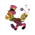 Psychedelic Mad Hatter Sticker - Kiss-Cut Stickers, Alice in Wonderland Decal, Trippy Laptop Sticker, Colorful Water Bottle Decal, Unique