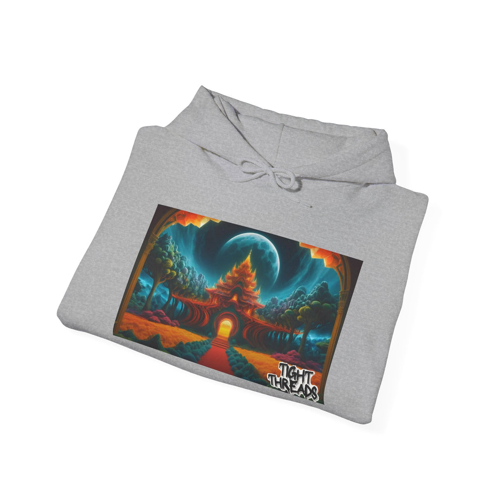Vibrant Spiritual Art Hoodie, Cozy Sweatshirt for Meditation Lovers, Unisex Gift for Celebrations, Ideal for Chill Days, Unique Artwork