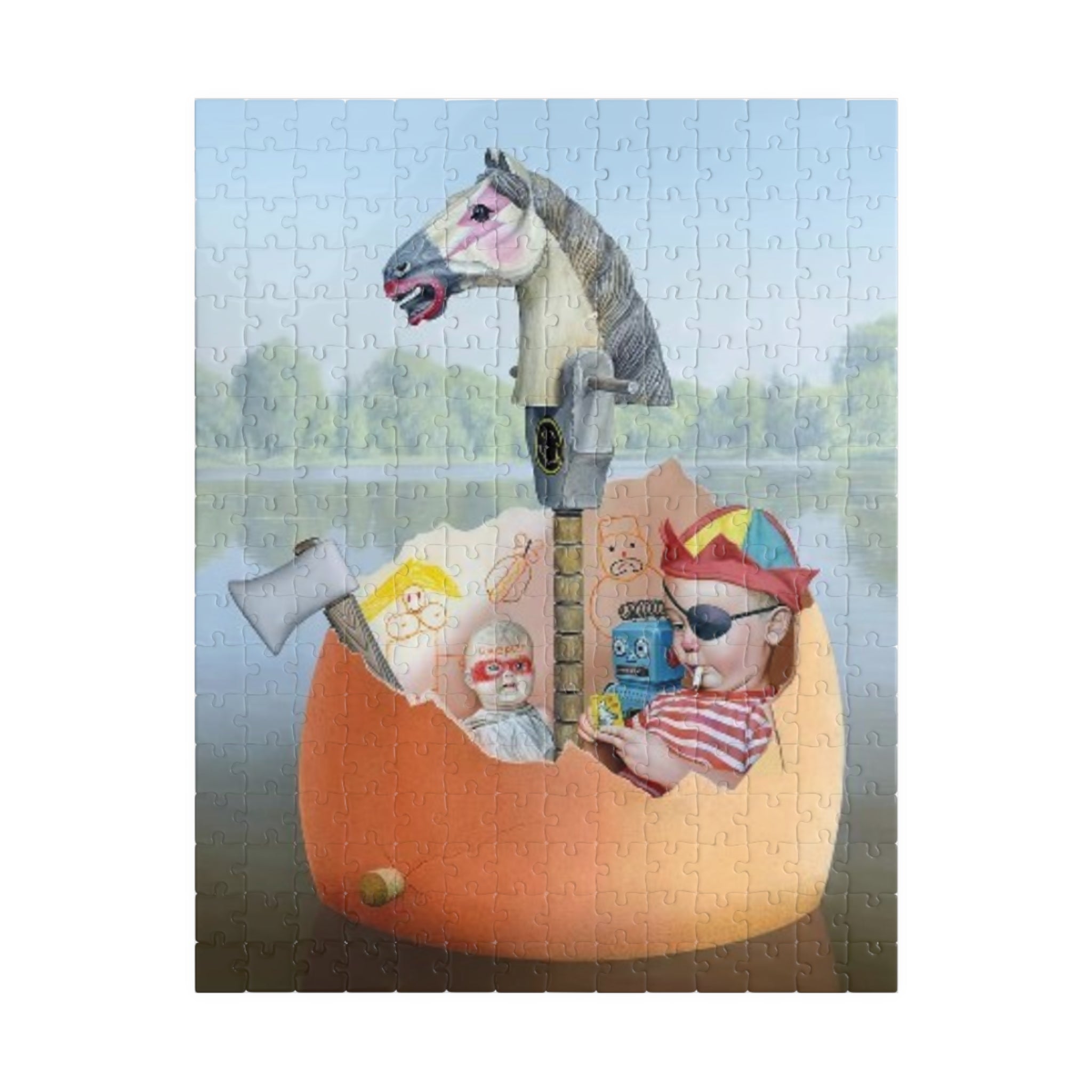 Little Adult in Egg puzzle | 520 or 1014 pc jigsaw
