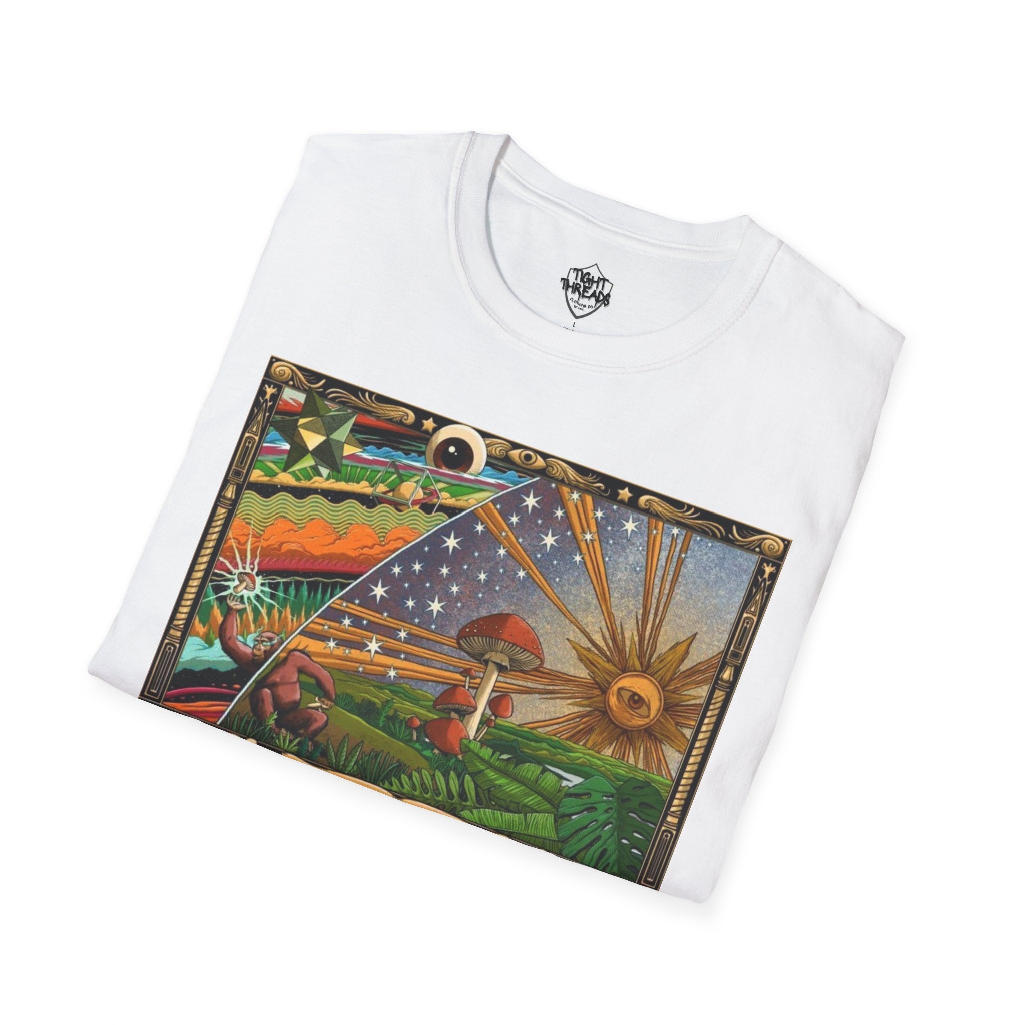 Terrance McKenna stoned ape theory T-Shirt, Motivational Shirt, Casual Wear, Gift for Dreamers, Unique Everyday Style