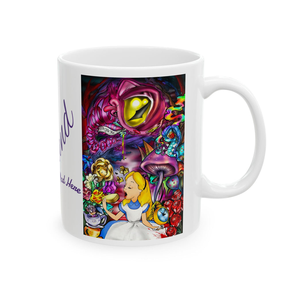 Alice in Wonderland Mug, Perfect Gift for Tea Lovers, Unique Home Decor, Alice Themed, Birthday Presents, Fantasy Collectible