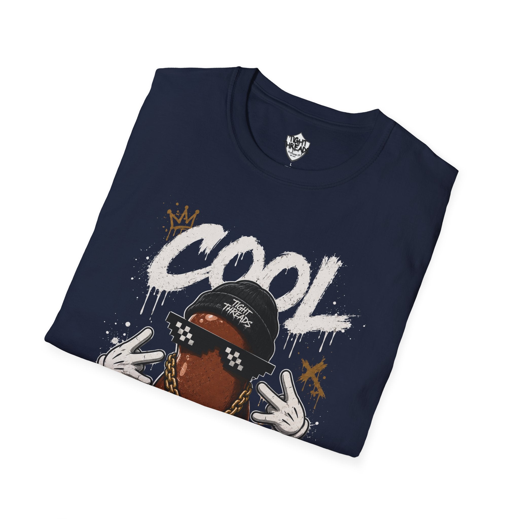 Cool Beans Graphic T-Shirt — Hipster Bean Cartoon Tee