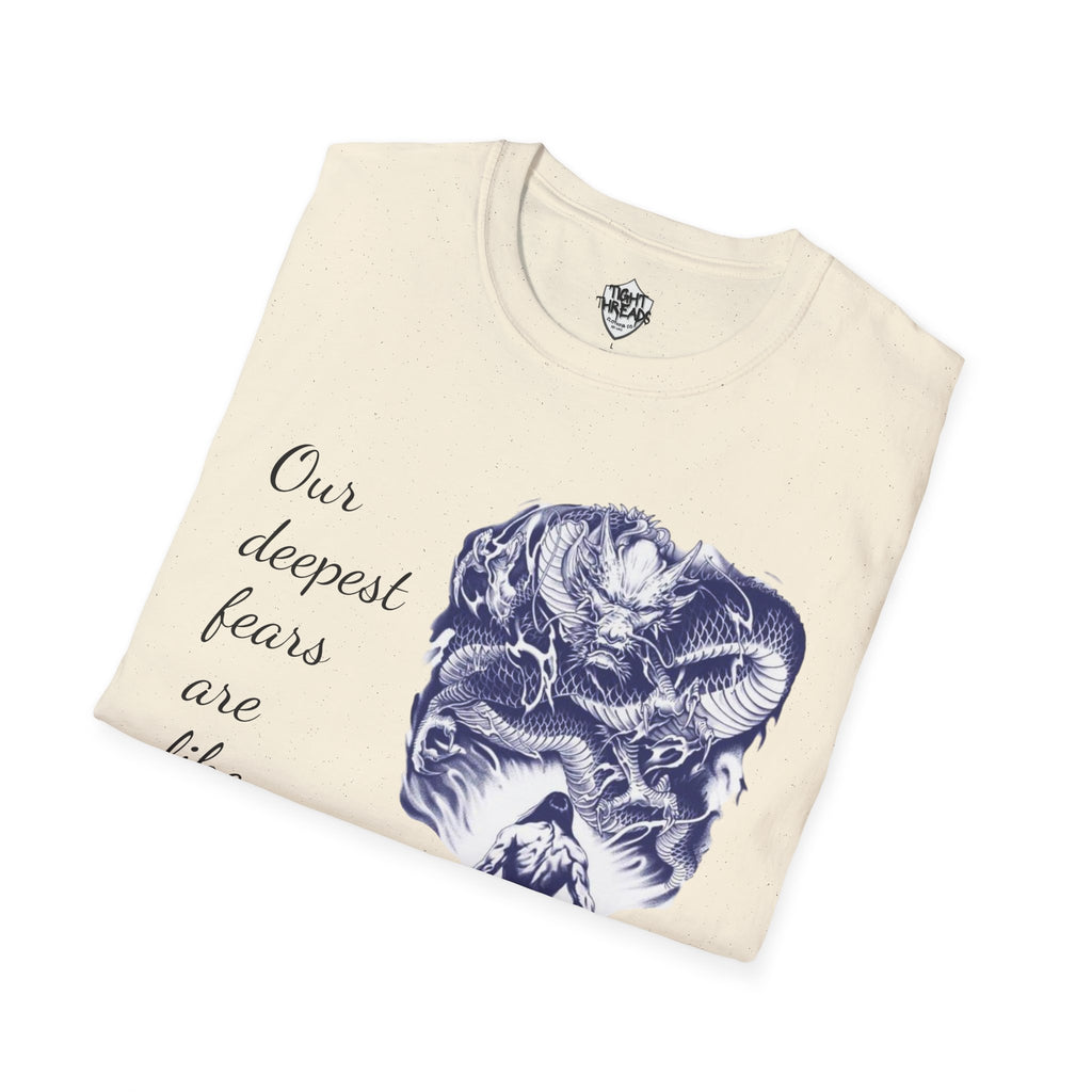 Unisex T-Shirt, Inner Alchemy, Dragon Quote Tee, Graphic Tee, Spiritual Shirt, Inspirational Clothing