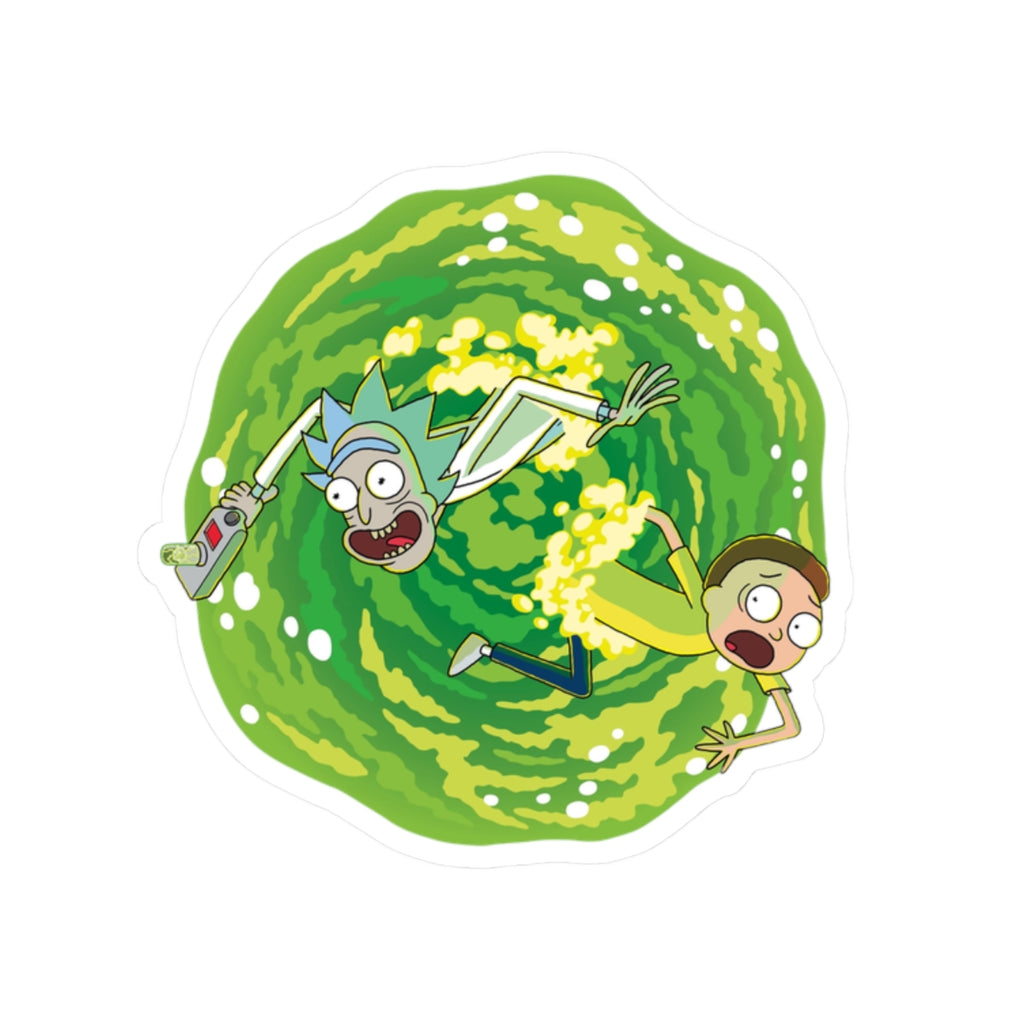 Portal Adventure Sticker | Rick and Morty Inspired Kiss-Cut Sticker
