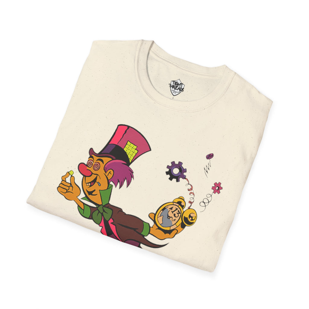 Mad Hatter Tea Party T-Shirt, Alice in Wonderland Shirt, Fun Unisex Tee, Playful Gift for Fans, Casual Wear