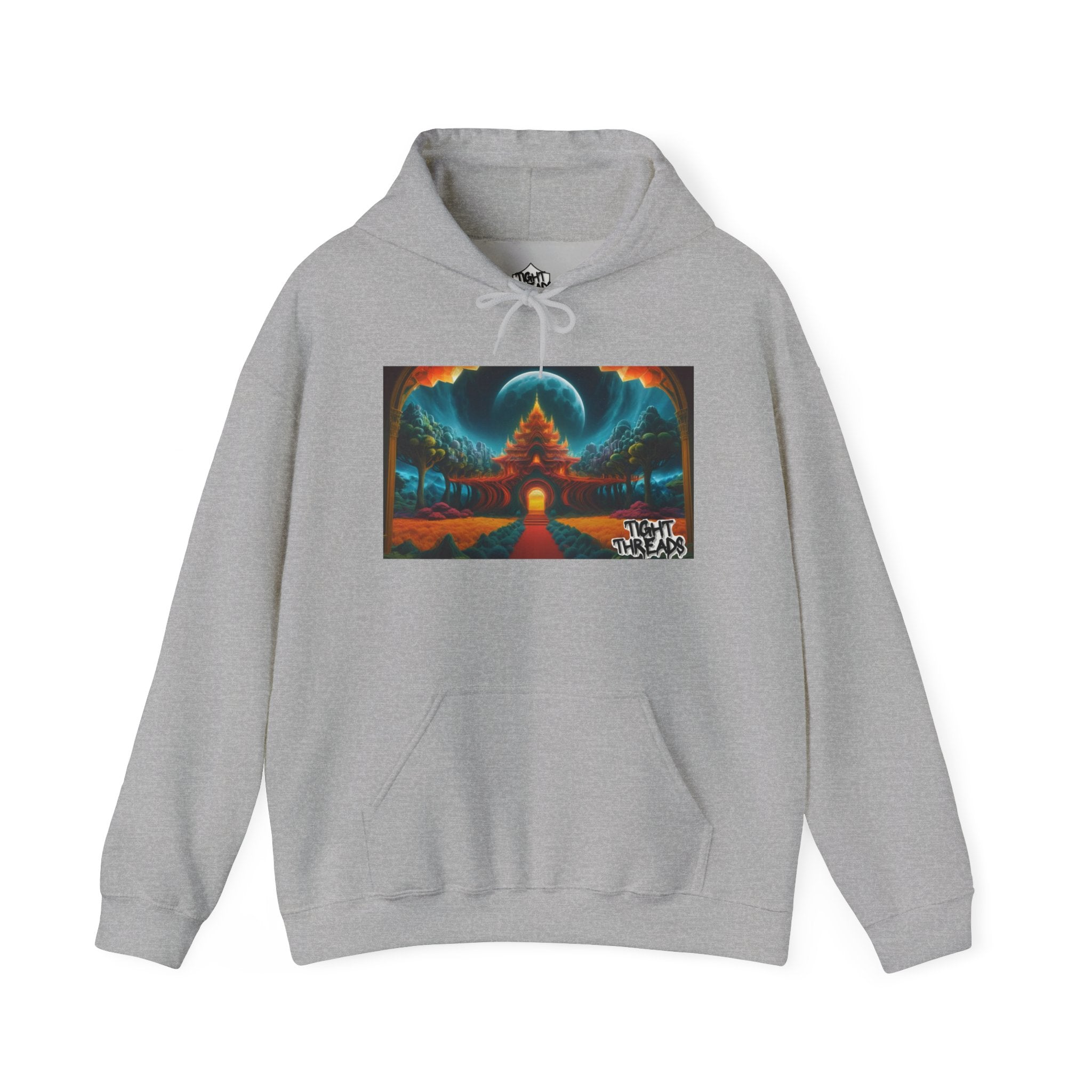 Vibrant Spiritual Art Hoodie, Cozy Sweatshirt for Meditation Lovers, Unisex Gift for Celebrations, Ideal for Chill Days, Unique Artwork