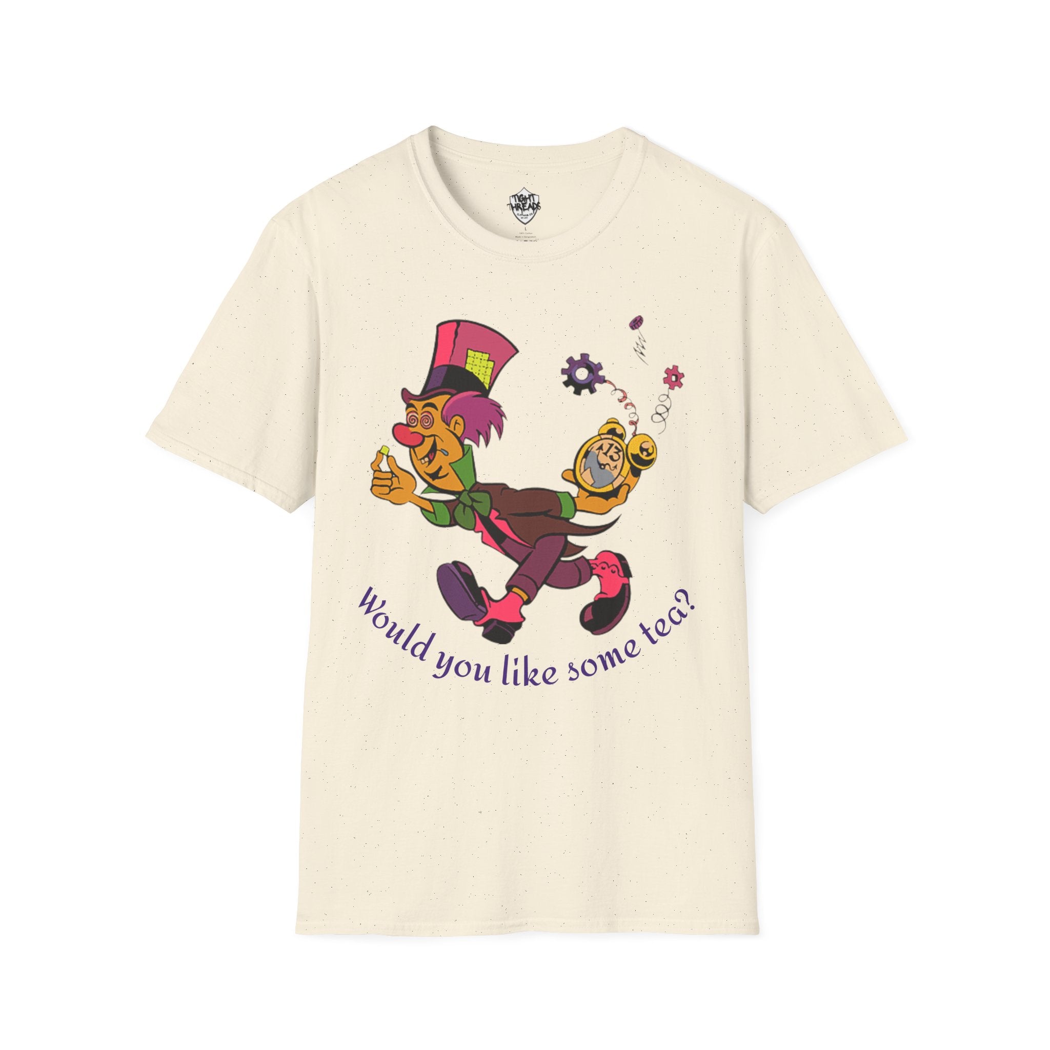 Mad Hatter Tea Party T-Shirt, Alice in Wonderland Shirt, Fun Unisex Tee, Playful Gift for Fans, Casual Wear