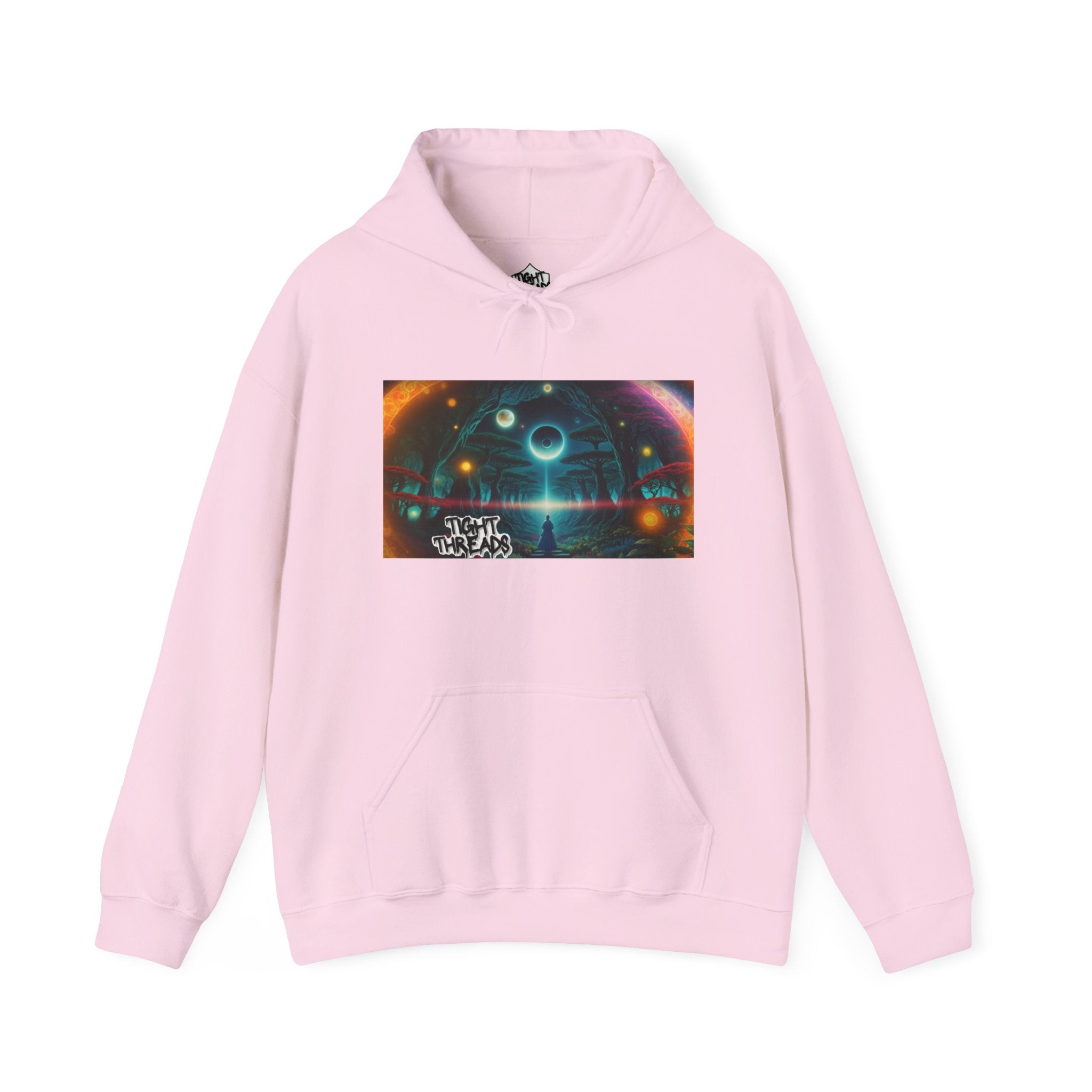 Galactic Dream Unisex Hooded Sweatshirt, Cosmic Art Hoodie, Stylish Casual Wear, Perfect for Sci-Fi Fans, Gift for Stargazers