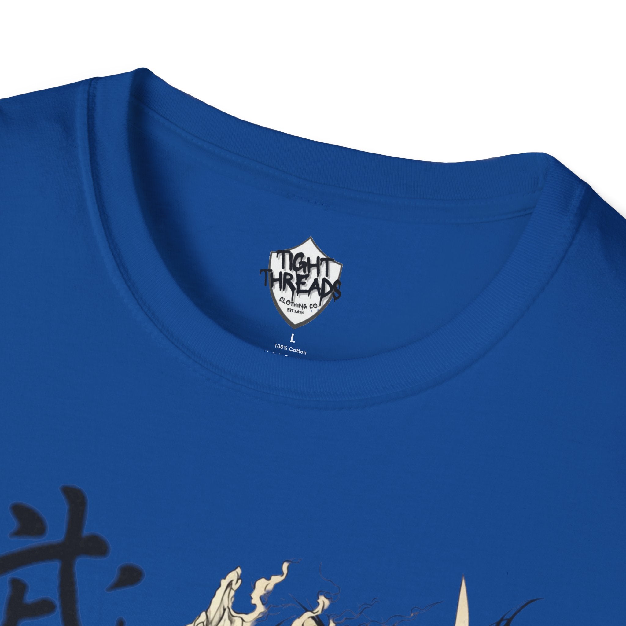 Oni Samurai Bushido Graphic Tee, Unisex Softstyle T-Shirt, Streetwear Style Urban Outfit