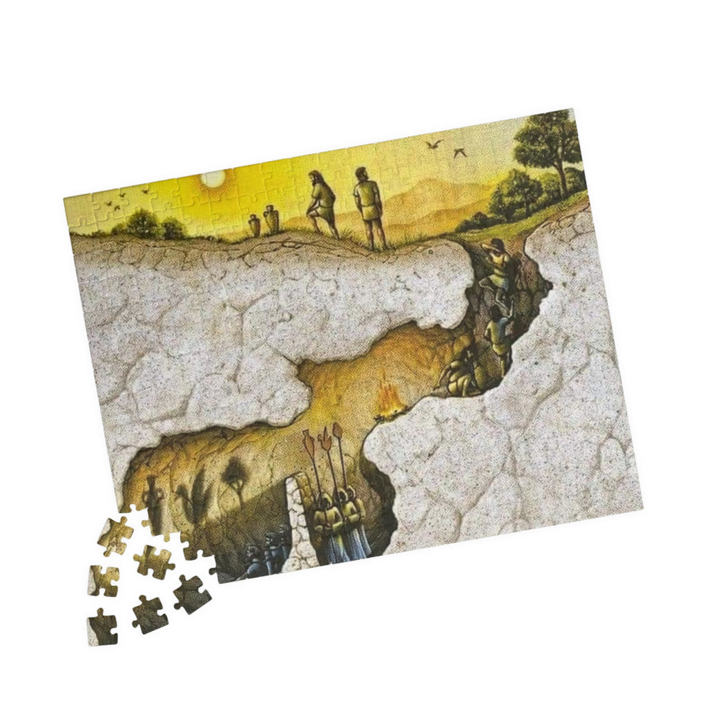 Plato's Cave Allegory Puzzle 252-piece Puzzle | Artistic Landscape Jigsaw
