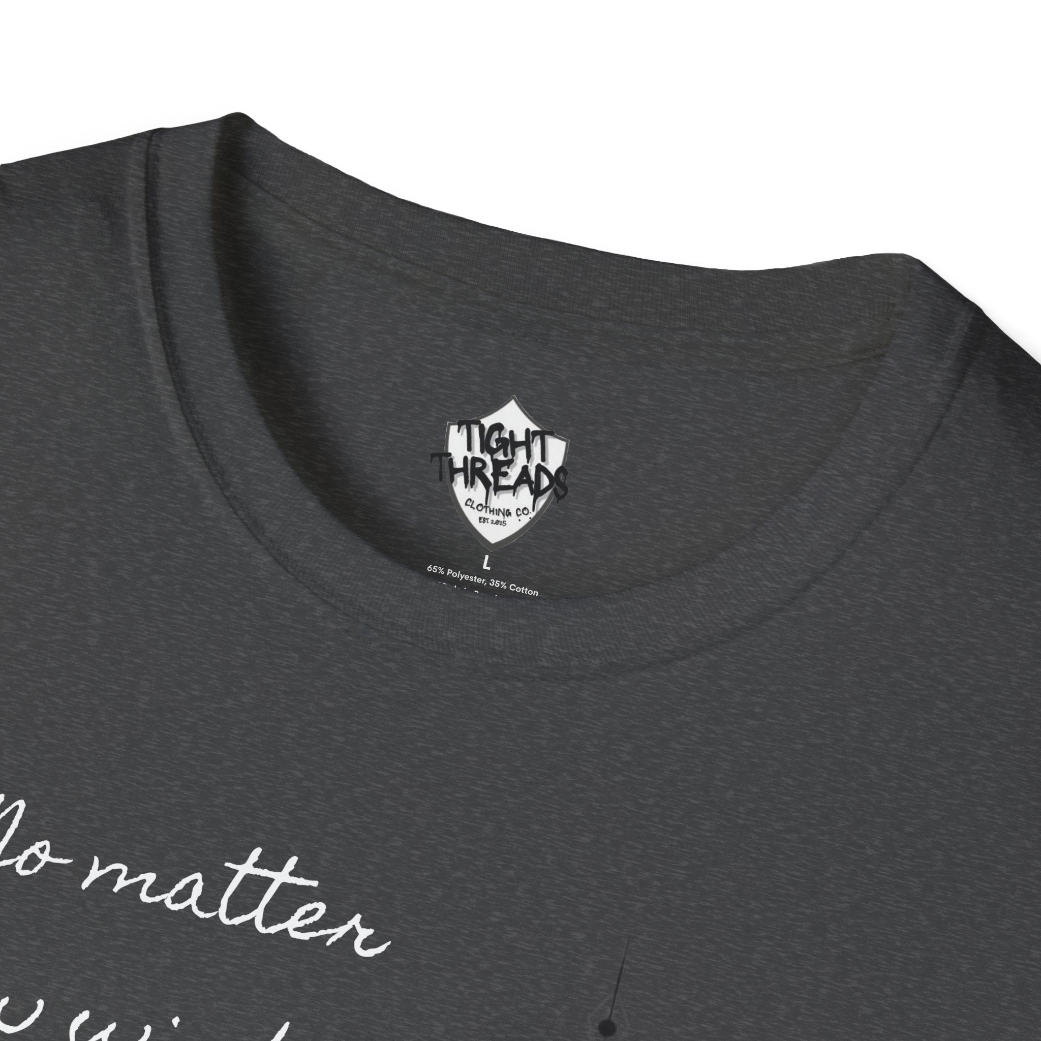 Samurai Unalome Inspirational Quote T-Shirt, Motivational Tee, Unique Graphic Shirt, Gift for Friends, Casual Wear, Unisex Softstyle Tee