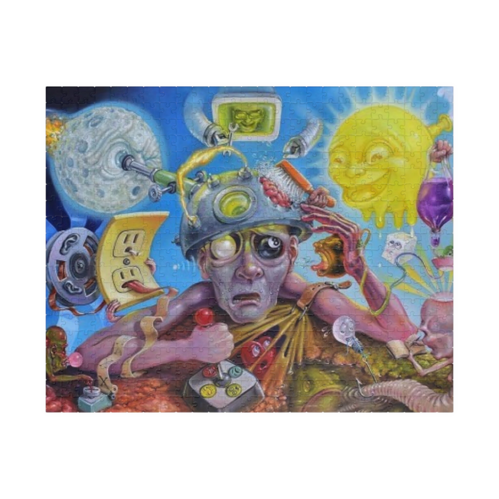 Surreal Cosmic Collage Puzzle 520-piece