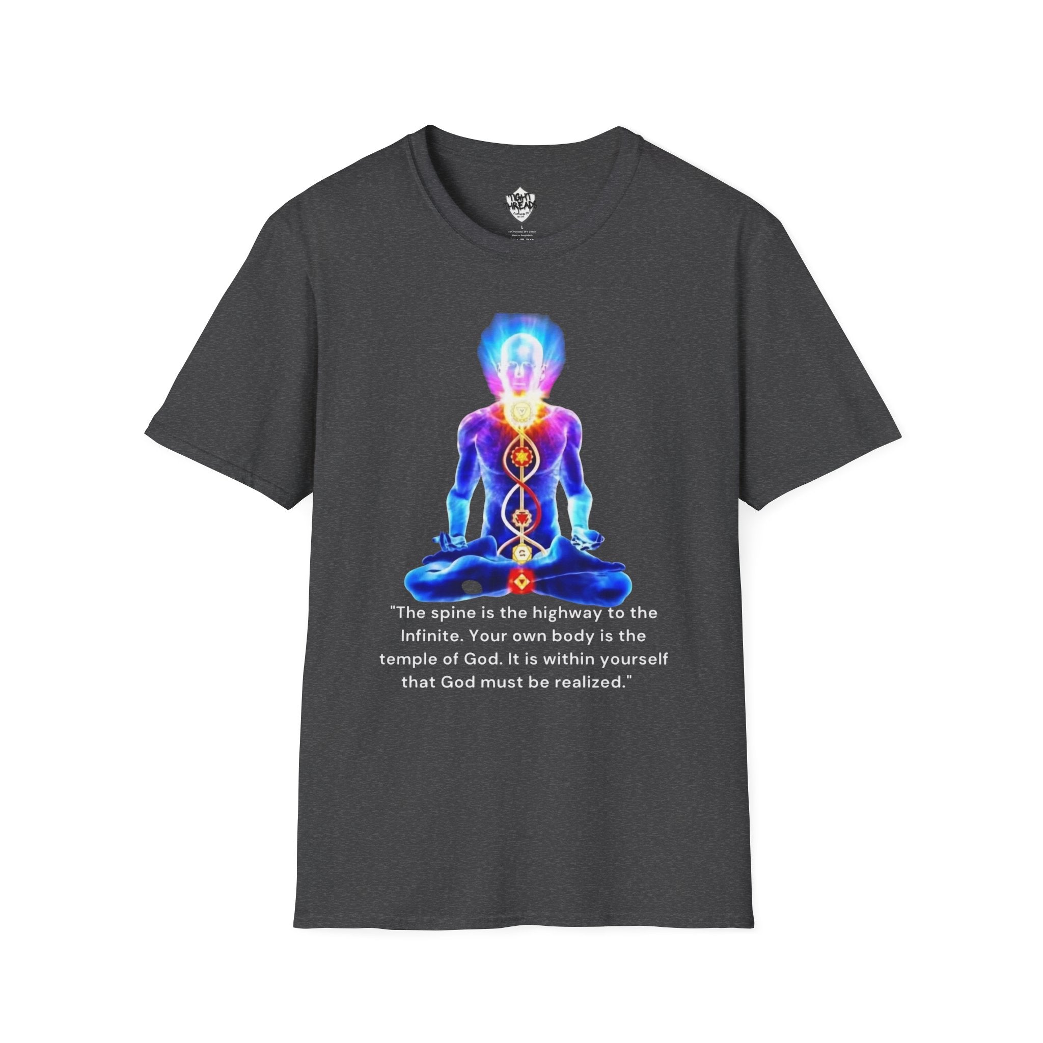 Meditation Inspired Unisex T-Shirt, Spiritual Apparel, Mindfulness Gift, Yoga Wear, Chakra Healing Top