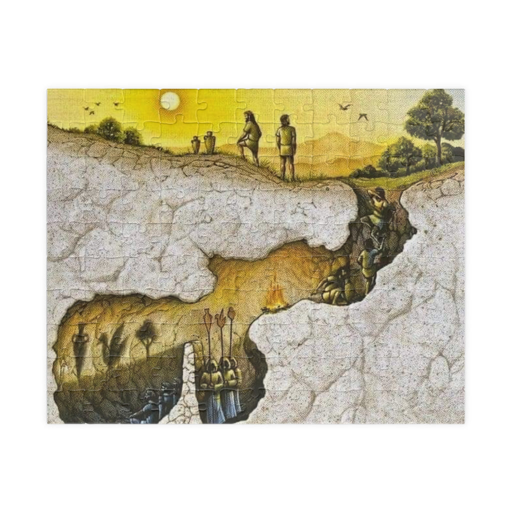 Plato's Cave Allegory Puzzle 252-piece Puzzle | Artistic Landscape Jigsaw