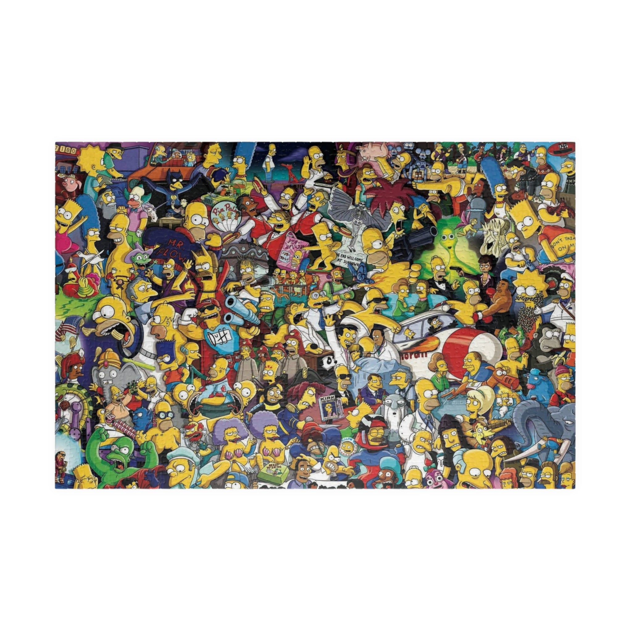 Simpsons Characters Collage Puzzle