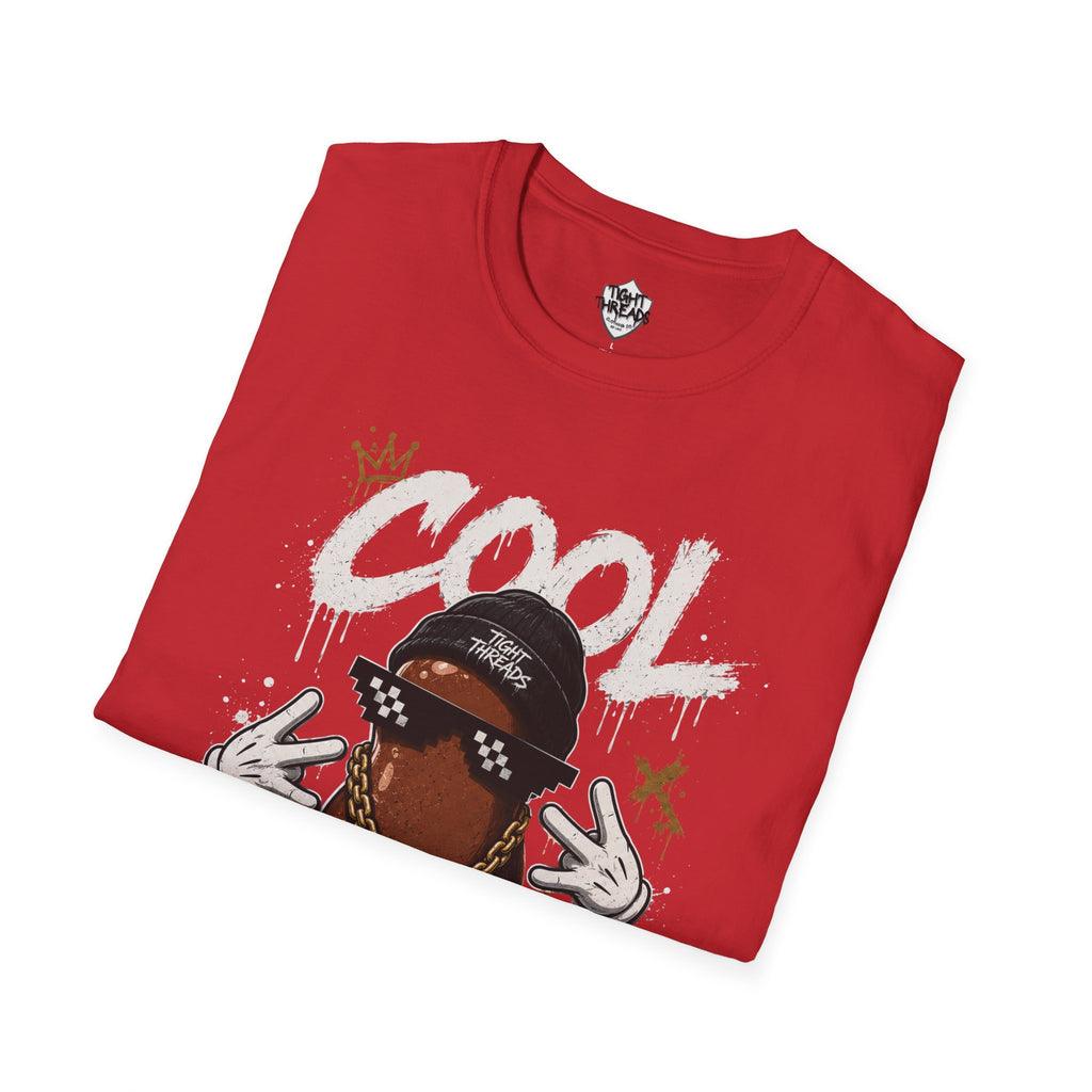 Cool Beans Graphic T-Shirt — Hipster Bean Cartoon Tee