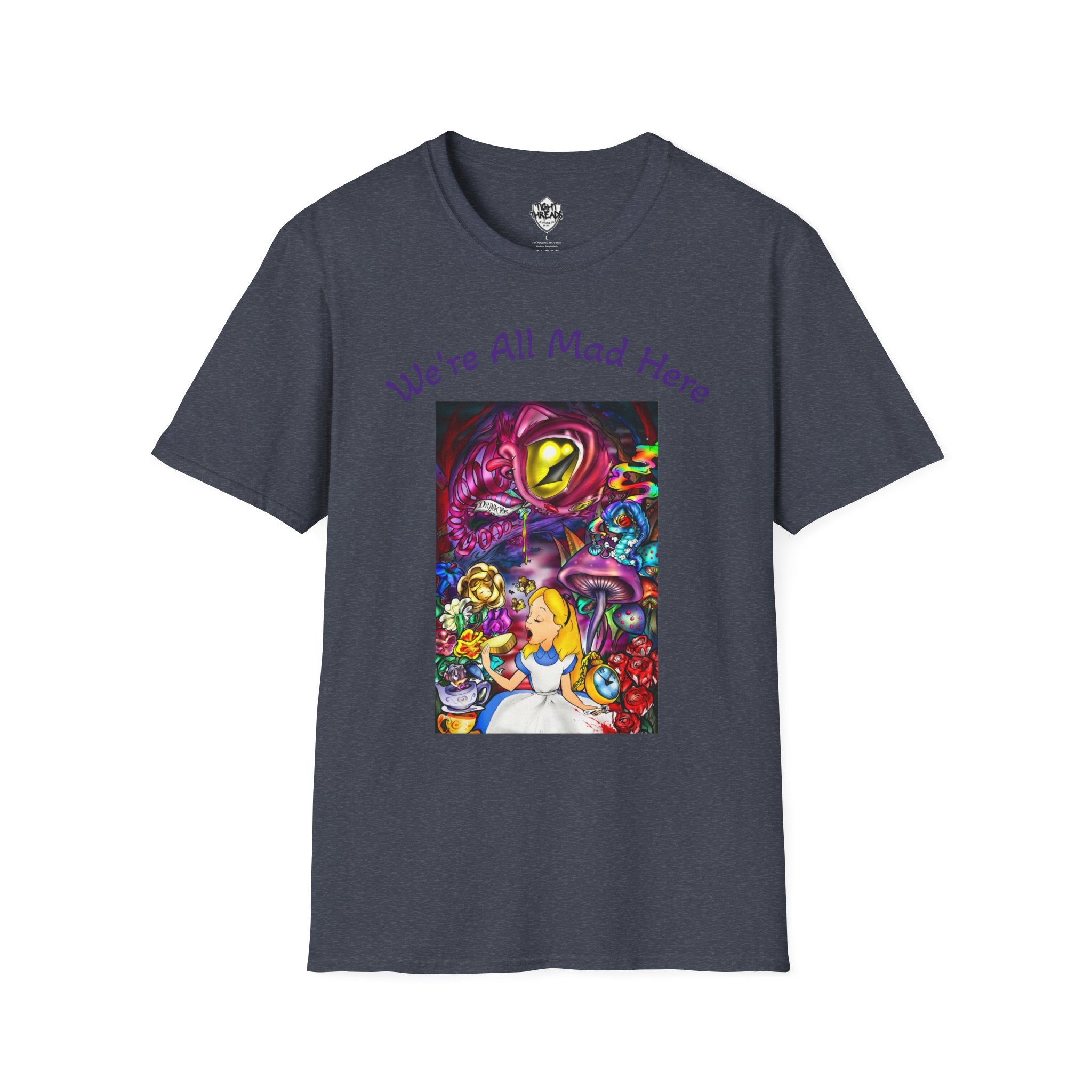 Alice in Wonderland T-Shirt, Funny Tee, Gifts for Book Lovers, Quirky Apparel