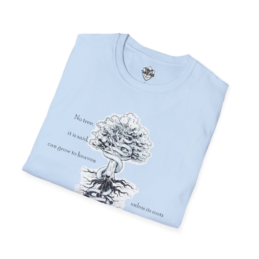 Carl Jung Quote Tees for Philosophers, Comfort Wear, Gift for Friends, Eco-Friendly Fashion, Tree Design Shirt