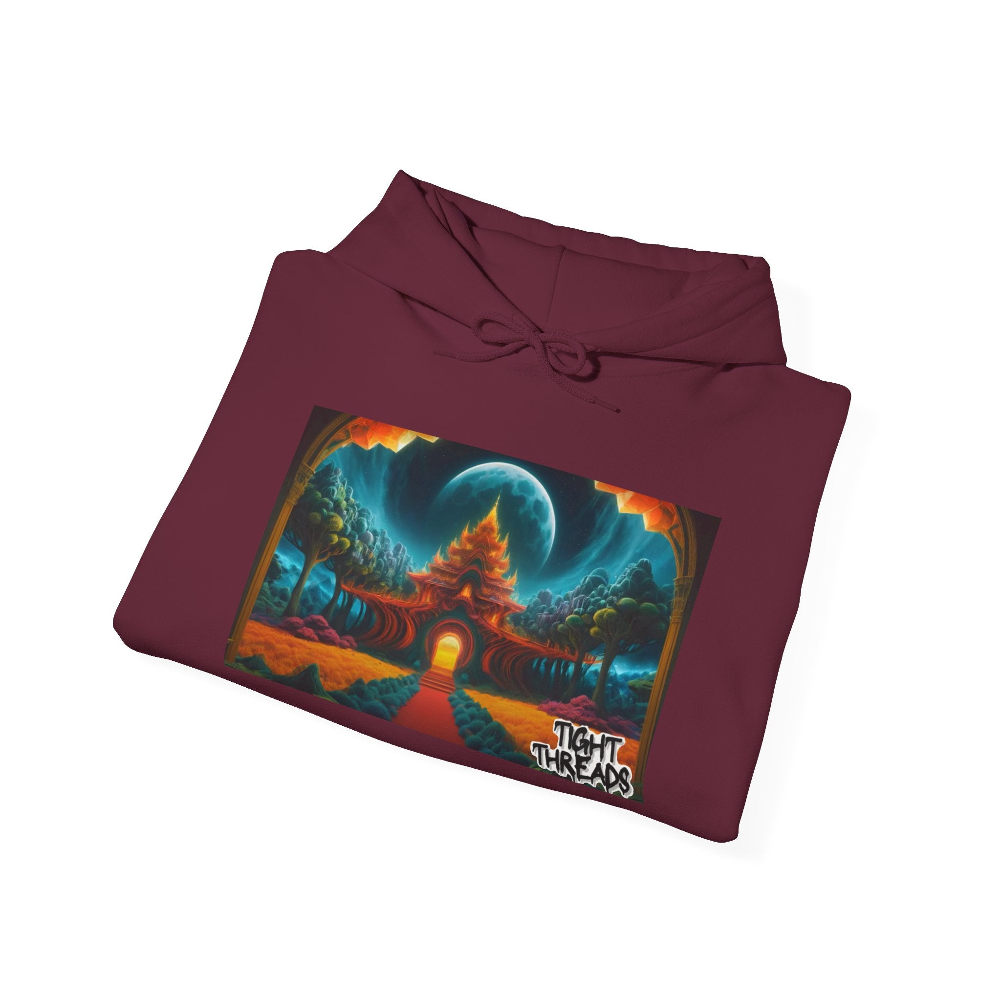 Vibrant Spiritual Art Hoodie, Cozy Sweatshirt for Meditation Lovers, Unisex Gift for Celebrations, Ideal for Chill Days, Unique Artwork