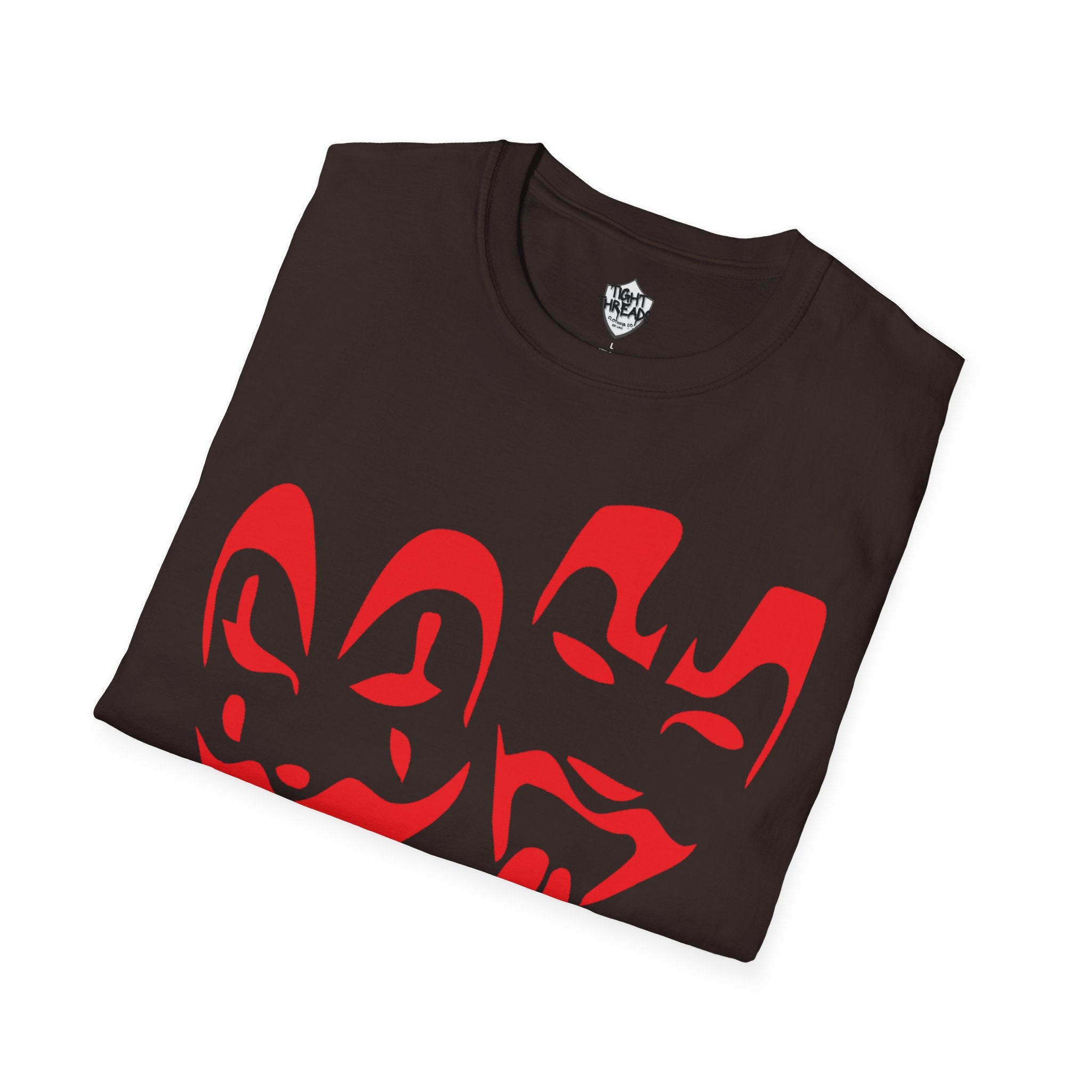 Red Juggalo Faces T-Shirt | Clown Theater Graphic