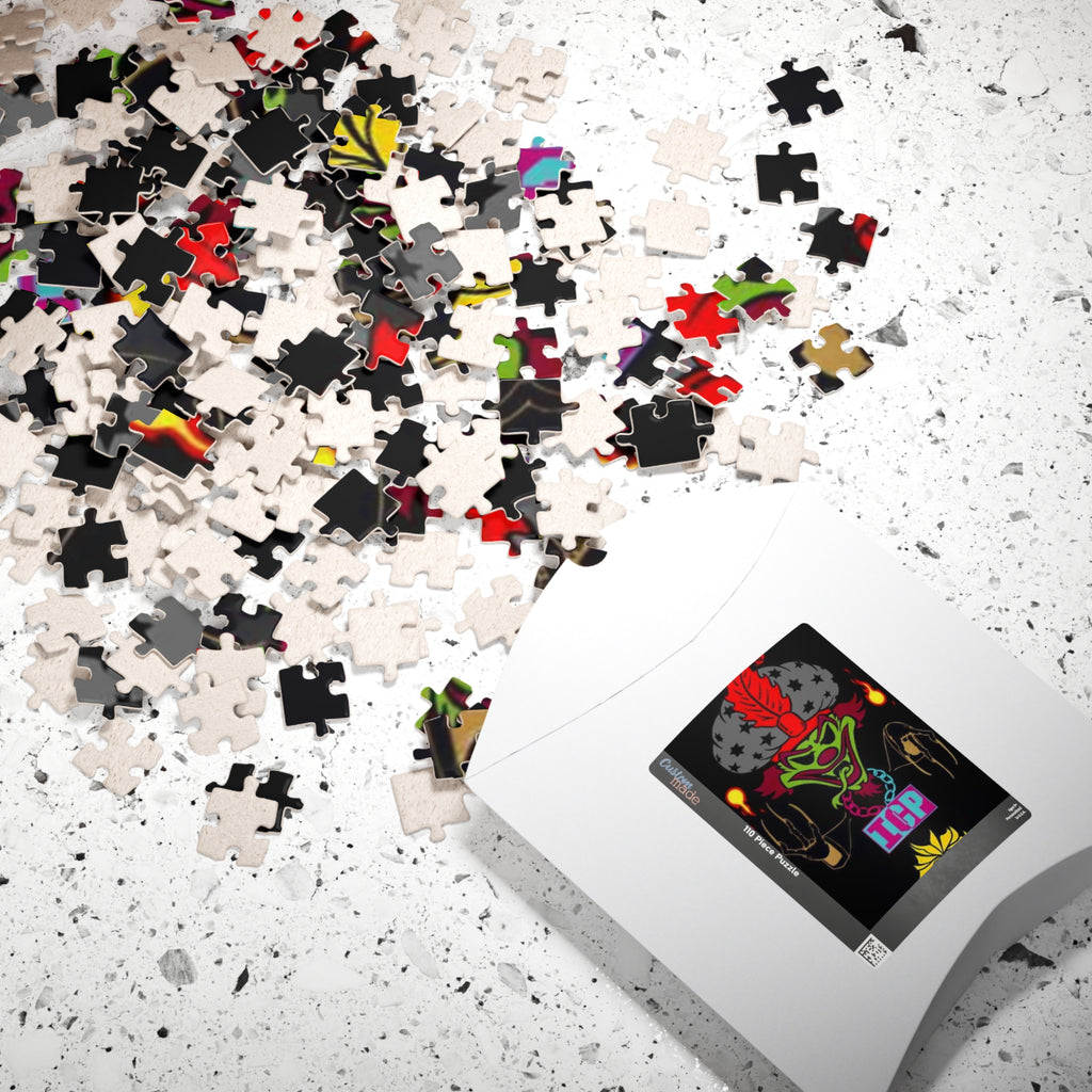 OG 6 Joker Card Merge ICP Juggalo Puzzle | 520-Piece Colorful Horror Jigsaw