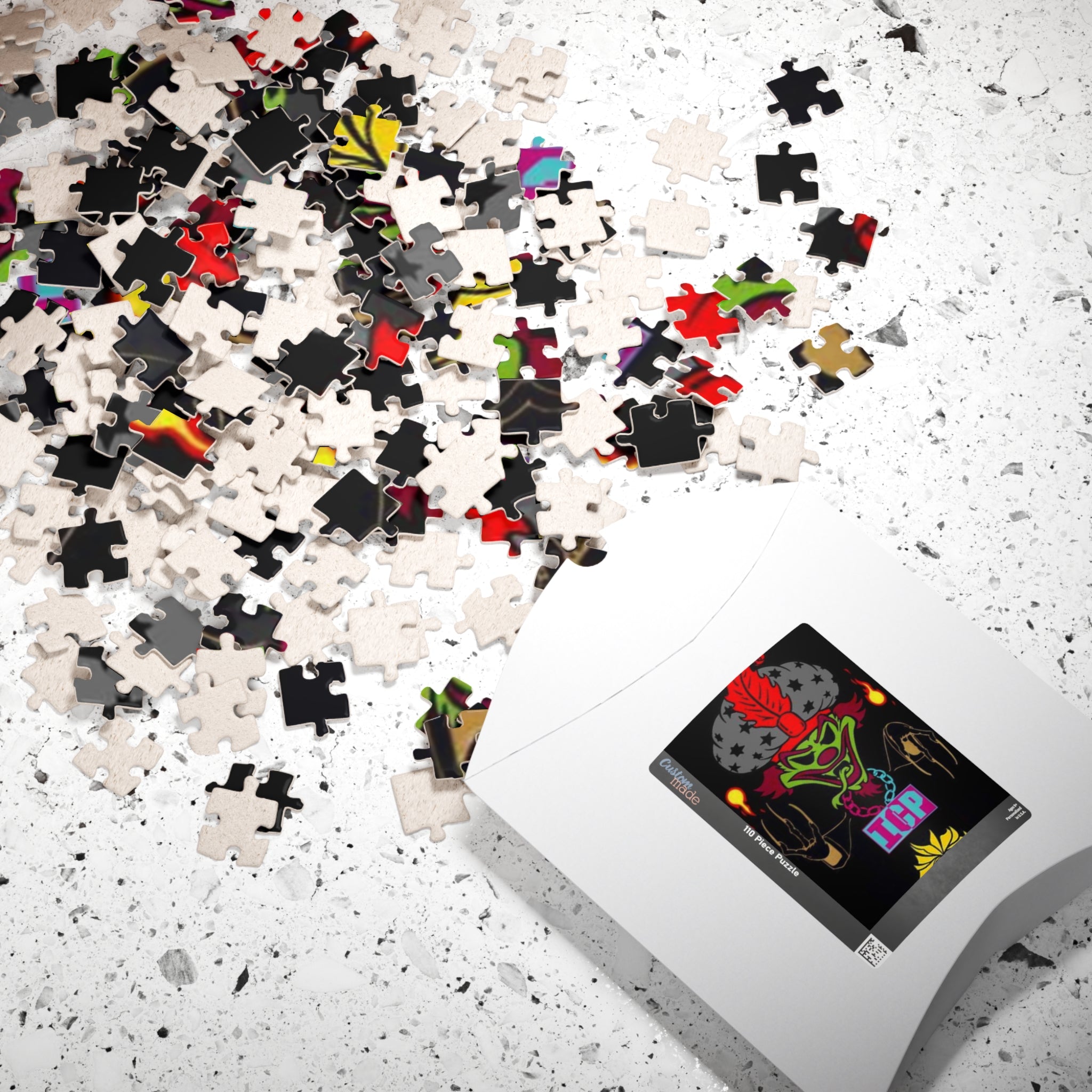 OG 6 Joker Card Merge ICP Juggalo Puzzle | 520-Piece Colorful Horror Jigsaw