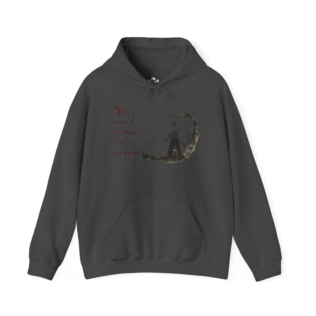 Dreamy Unisex Hoodie: 'Your Mind is Your Best Weapon', Cozy Layer for Relaxation, Perfect for Gifts, All Seasons, Adorned with Art, Unisex