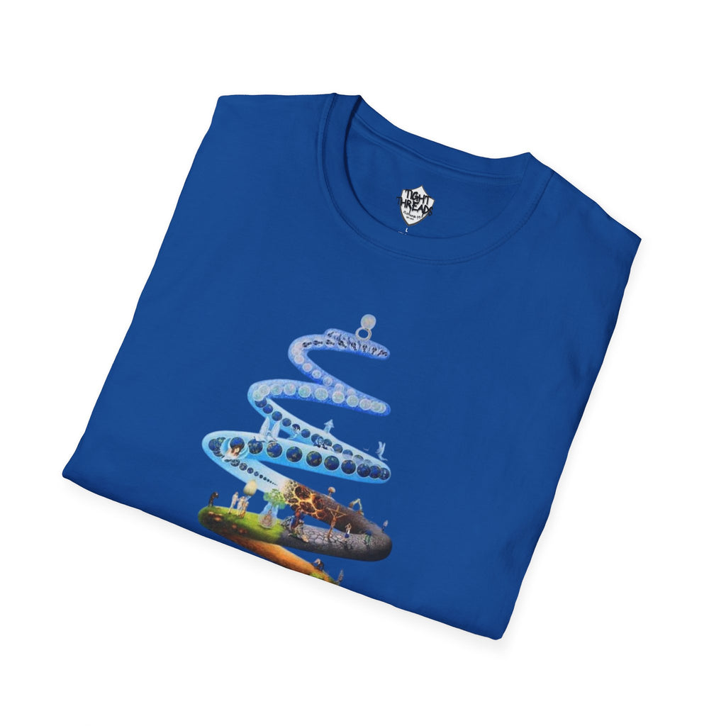 Spiral Life Unisex T-Shirt - Inspirational Design for Nature Lovers, Gift for Birthdays, Earth Day, Chill Vibes, Casual Wear, Graphic Tee