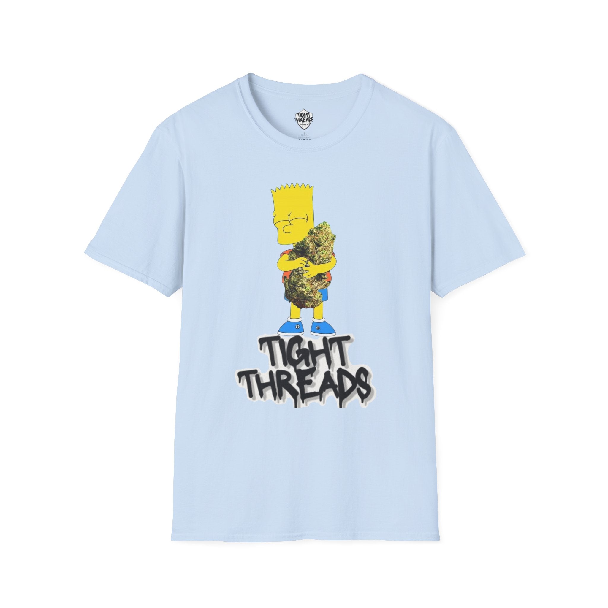 Bart Simpson and his Bud Graphic Tee, Casual Unisex T-Shirt for Everyday Wear, Perfect Gift for Fans, Outdoor Fun, Summer Style