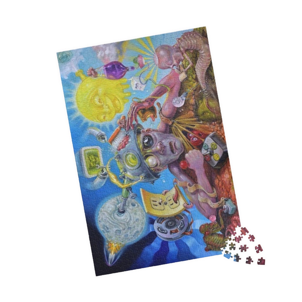Surreal Cosmic Collage Puzzle 520-piece