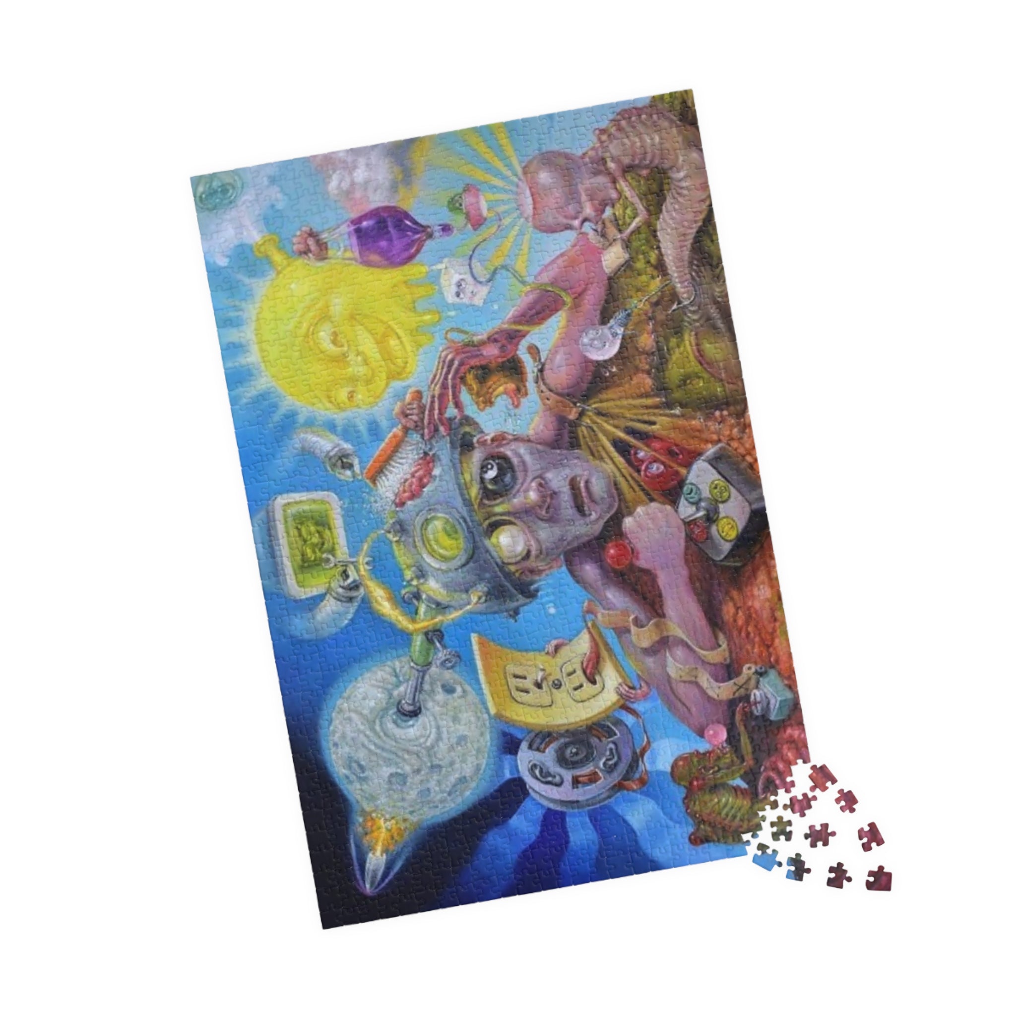 Surreal Cosmic Collage Puzzle 520-piece