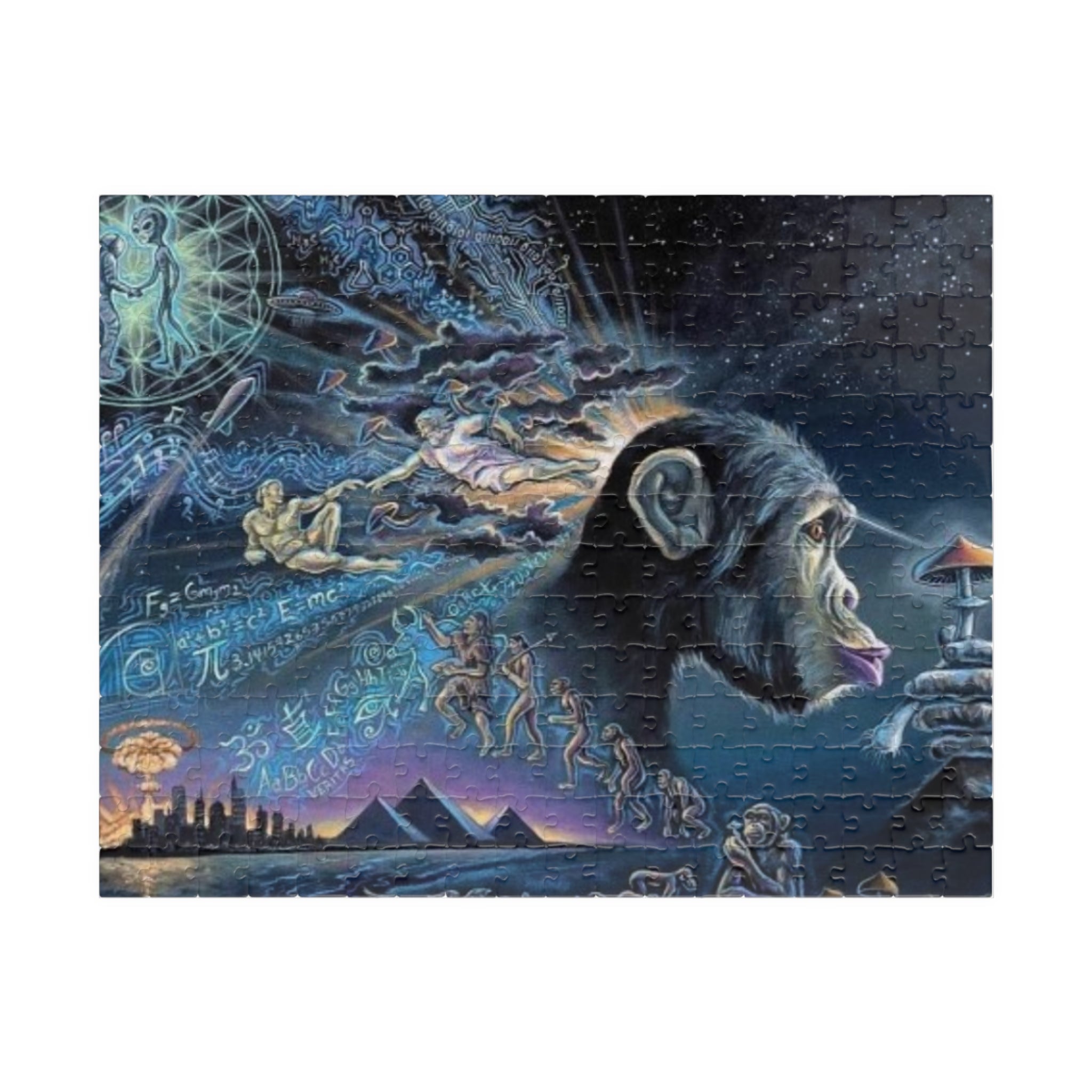 Surreal Chimp with Cocktail Puzzle | 520-1014 Piece Jigsaw