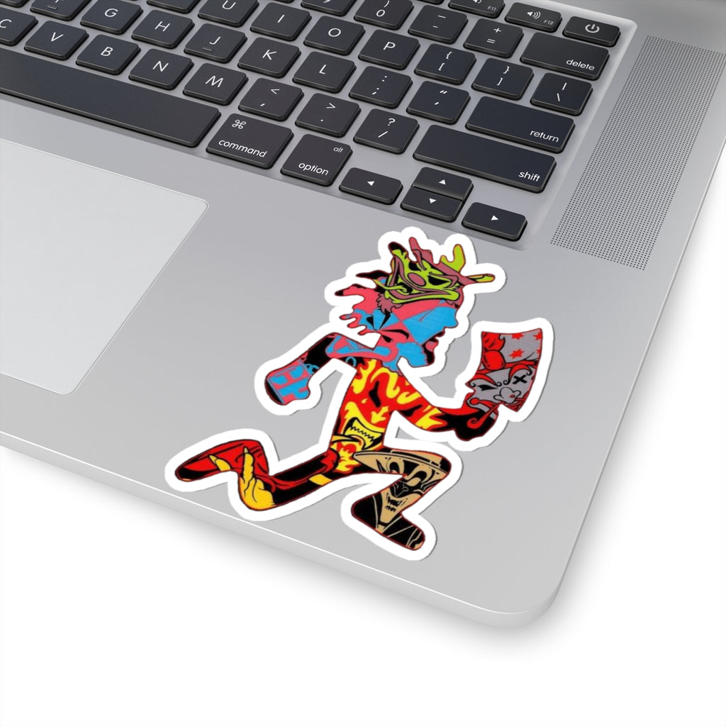 Hatchet man Joker Card Sticker, Laptop Decor, Personalized Gifts, Art Decals, Party Favors, Custom Accessories