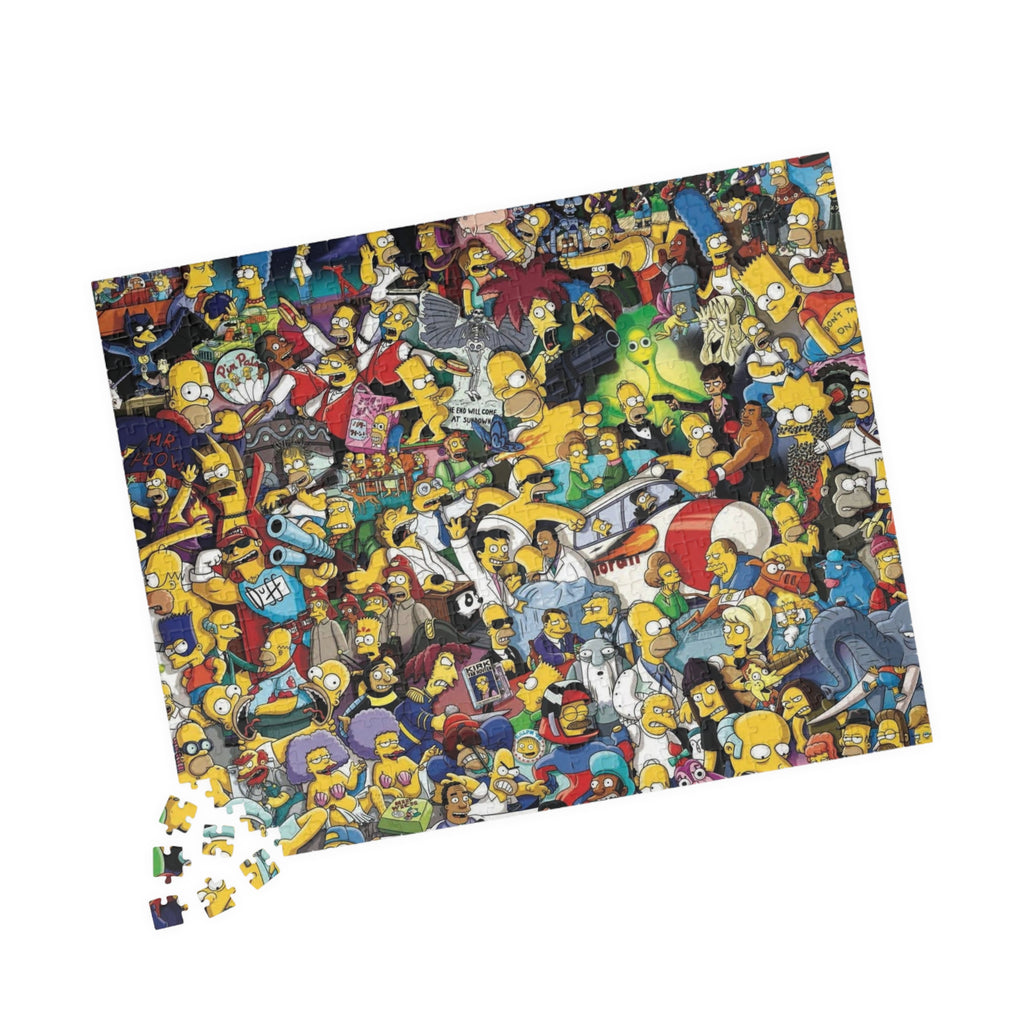 Simpsons Characters Collage Puzzle