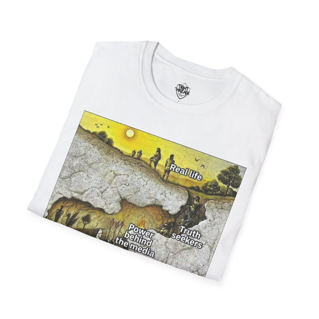 Plato's Cave T-Shirt - Comfortable, Motivational Apparel for Everyday Wear, Unique Gift Idea for Friends and Family, Positive [...]