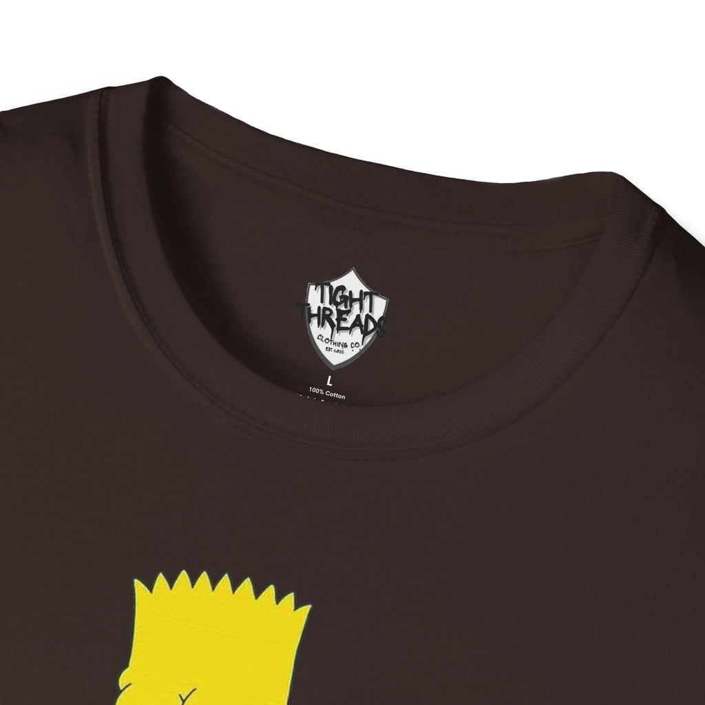 Bart Simpson and his Bud Graphic Tee, Casual Unisex T-Shirt for Everyday Wear, Perfect Gift for Fans, Outdoor Fun, Summer Style