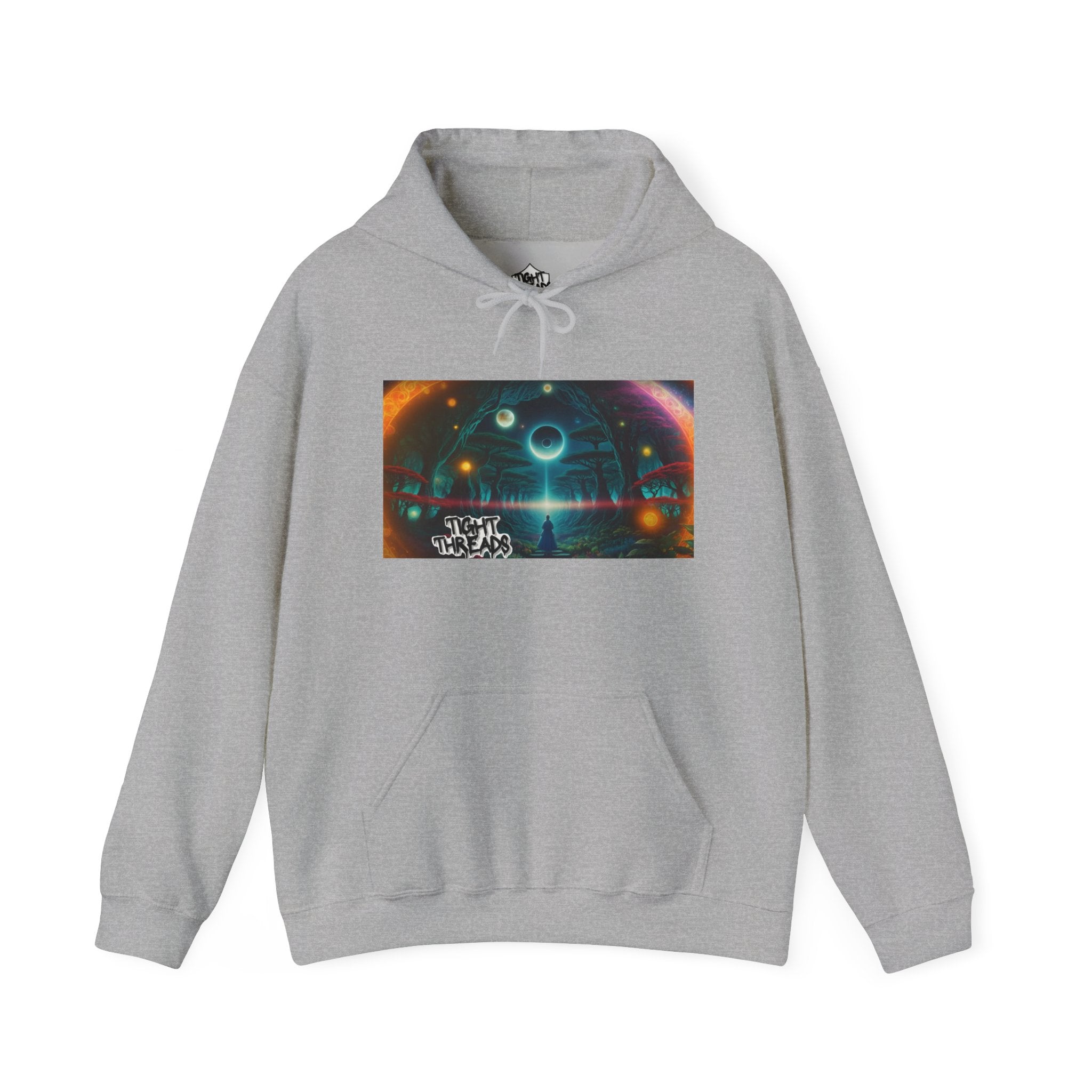 Galactic Dream Unisex Hooded Sweatshirt, Cosmic Art Hoodie, Stylish Casual Wear, Perfect for Sci-Fi Fans, Gift for Stargazers