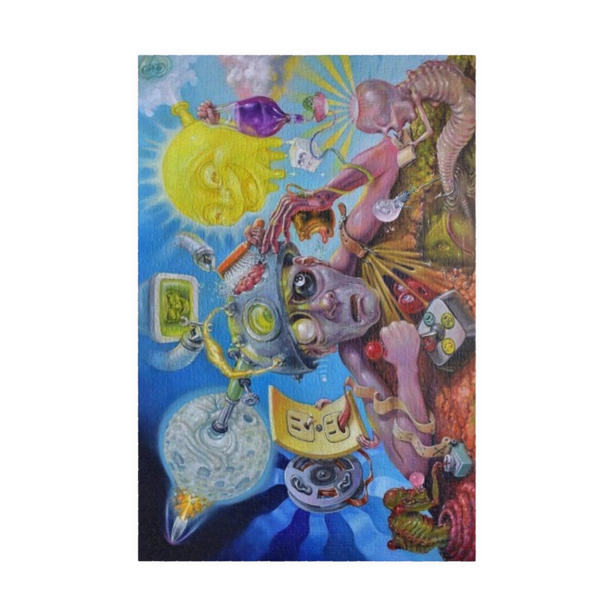 Surreal Cosmic Collage Puzzle 520-piece