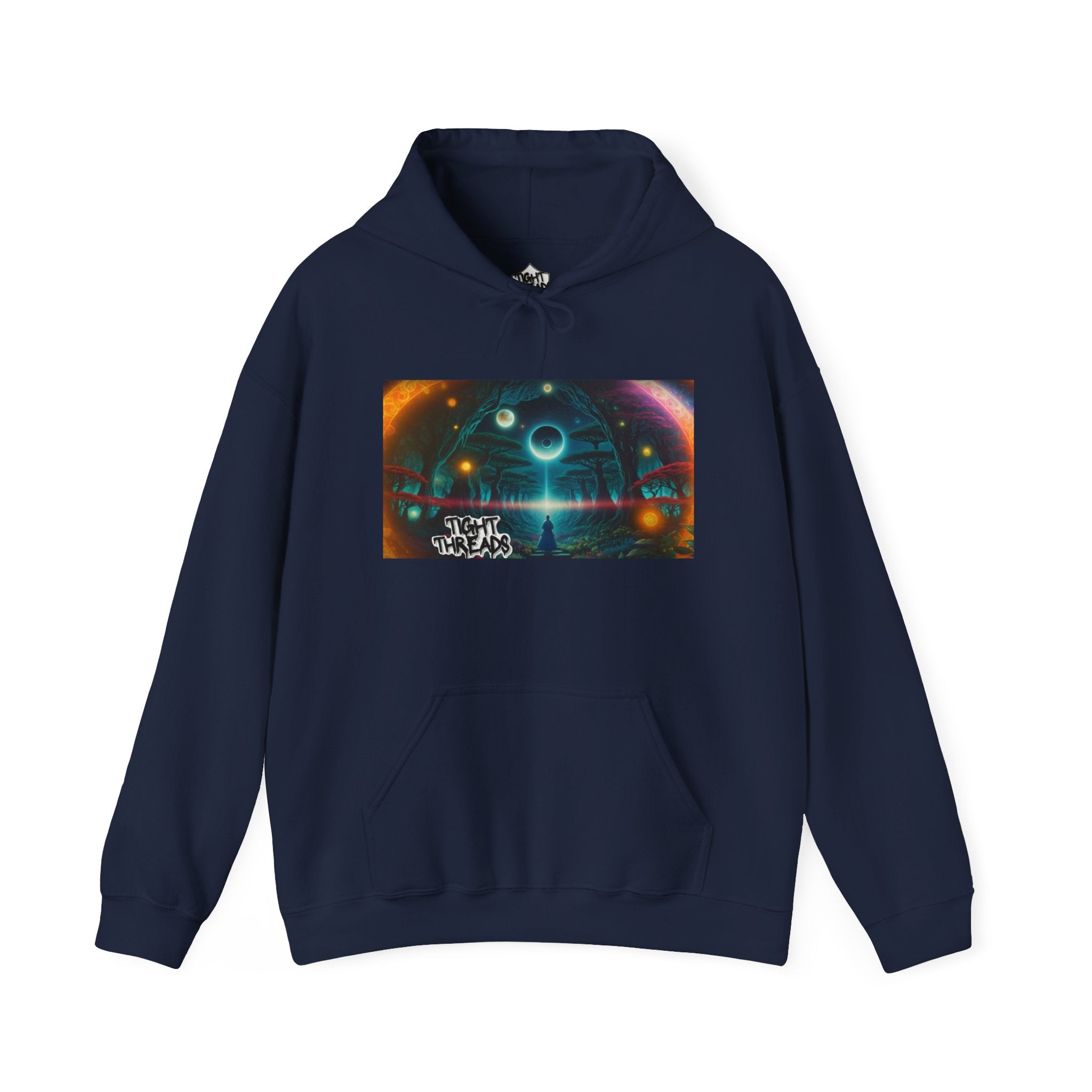 Galactic Dream Unisex Hooded Sweatshirt, Cosmic Art Hoodie, Stylish Casual Wear, Perfect for Sci-Fi Fans, Gift for Stargazers
