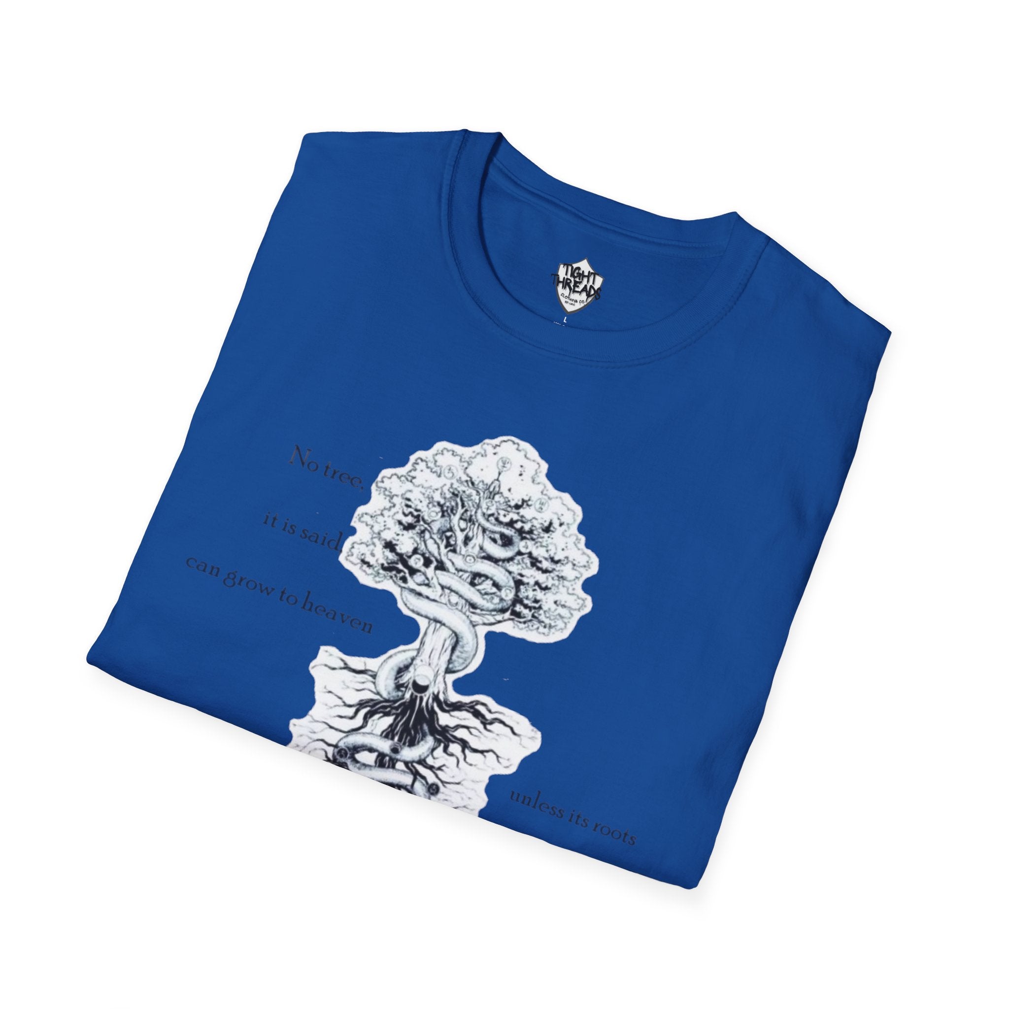 Carl Jung Quote Tees for Philosophers, Comfort Wear, Gift for Friends, Eco-Friendly Fashion, Tree Design Shirt