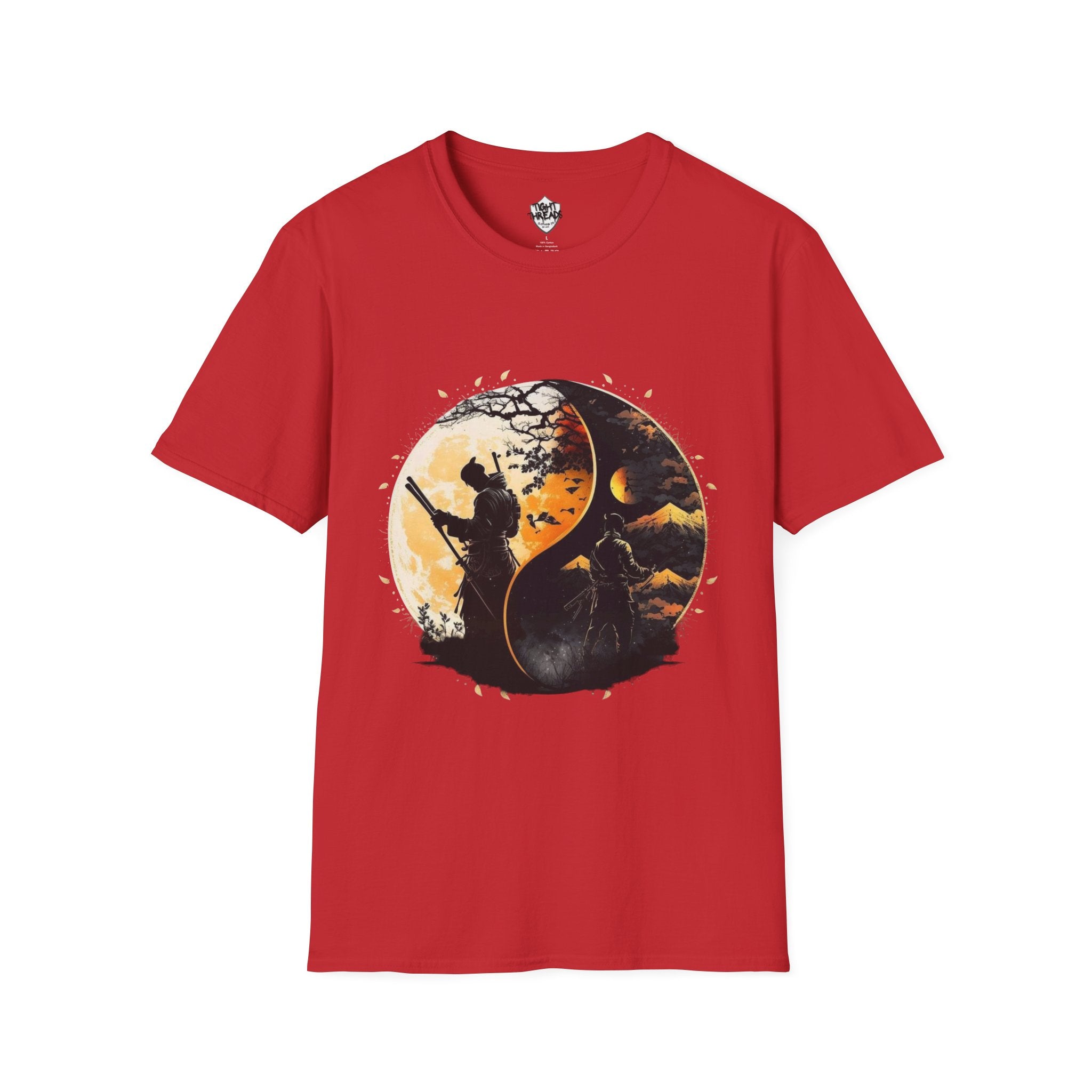 Sunset Warrior Unisex T-Shirt, Softstyle Tee, Graphic Tee, Casual Wear, Gift for Him/Her, Summer Fashion, Festival Top