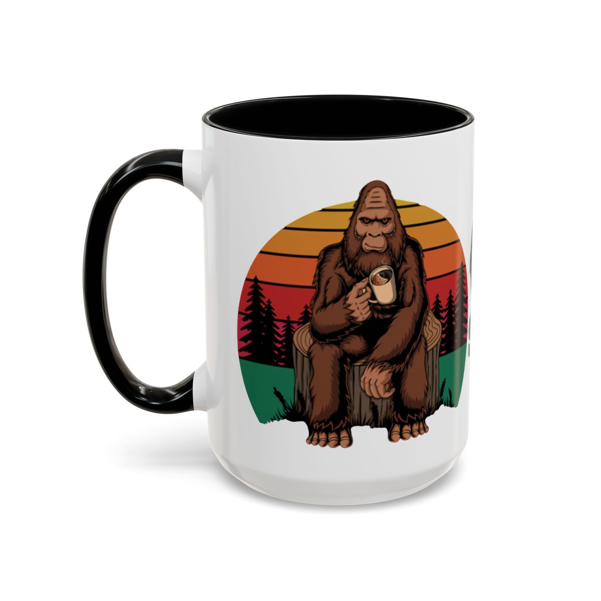 Gone Squatchin Bigfoot Coffee Mug | Accent 11oz 15oz