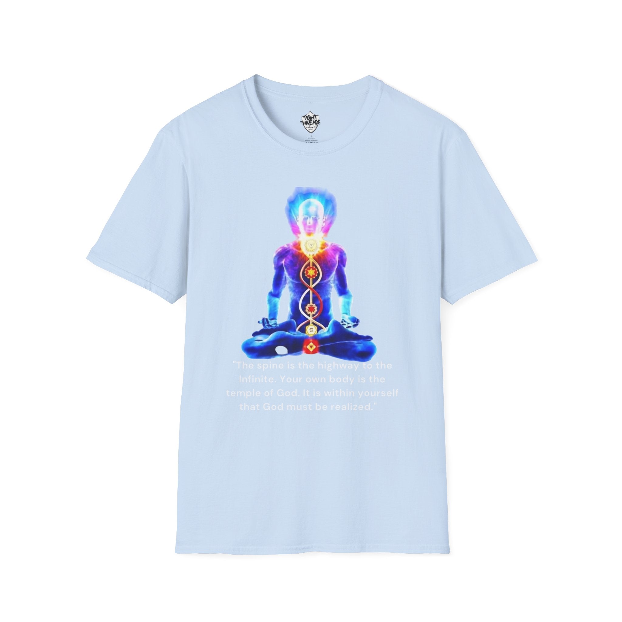 Meditation Inspired Unisex T-Shirt, Spiritual Apparel, Mindfulness Gift, Yoga Wear, Chakra Healing Top