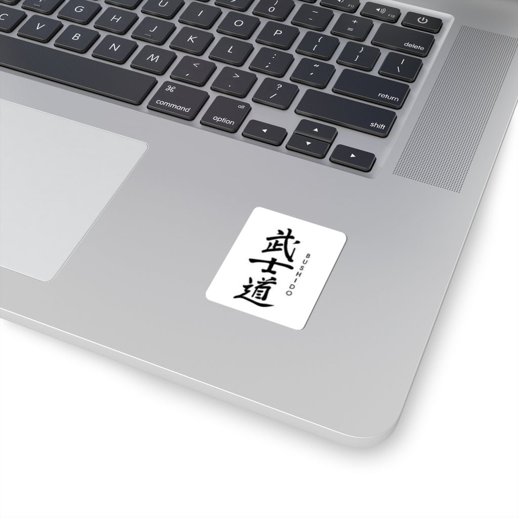 Bushido Kiss-Cut Stickers - Aesthetic Samurai Spirit, Laptop Decals, Japanese Culture Gifts, Unique Wall Art, Planner Stickers