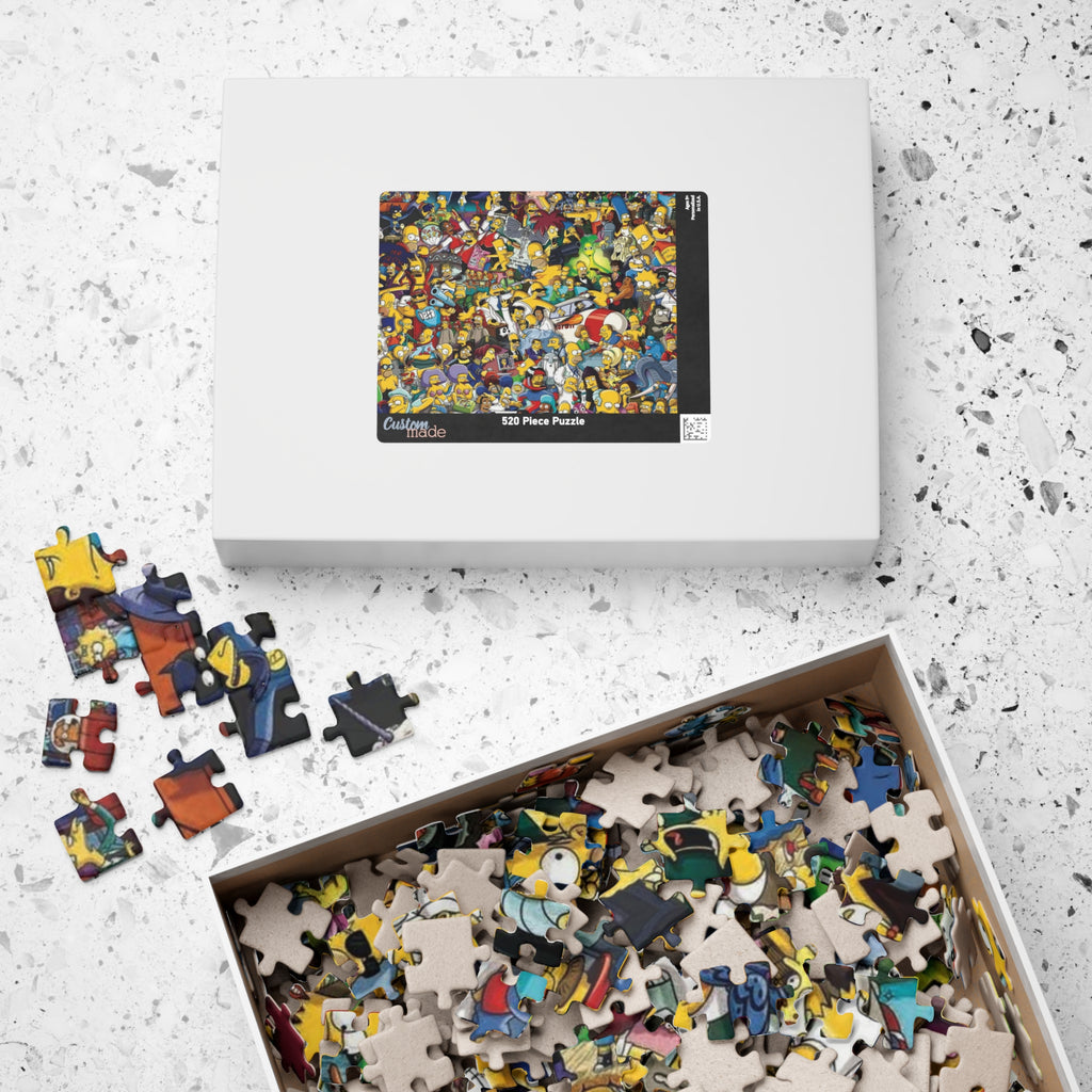 Simpsons Characters Collage Puzzle