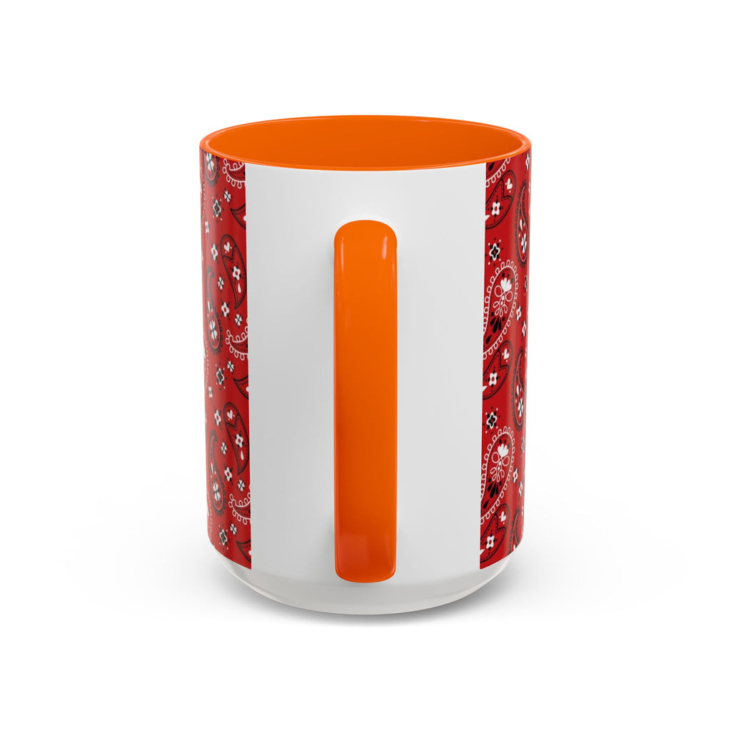 Cool Beans Mug | Red Bandana Coffee Cup, Hip-Hop Bean Graphic 11oz 15oz