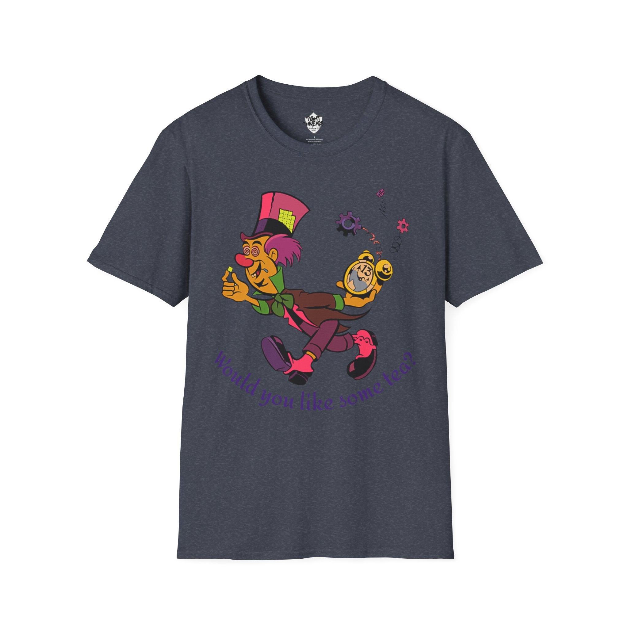 Mad Hatter Tea Party T-Shirt, Alice in Wonderland Shirt, Fun Unisex Tee, Playful Gift for Fans, Casual Wear