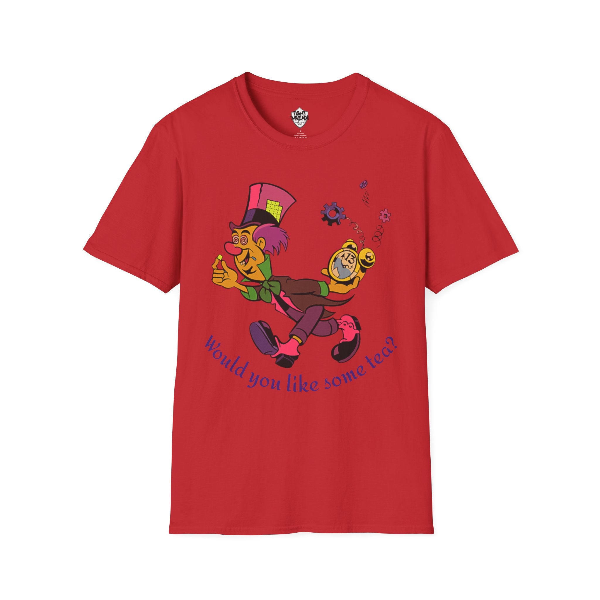 Mad Hatter Tea Party T-Shirt, Alice in Wonderland Shirt, Fun Unisex Tee, Playful Gift for Fans, Casual Wear